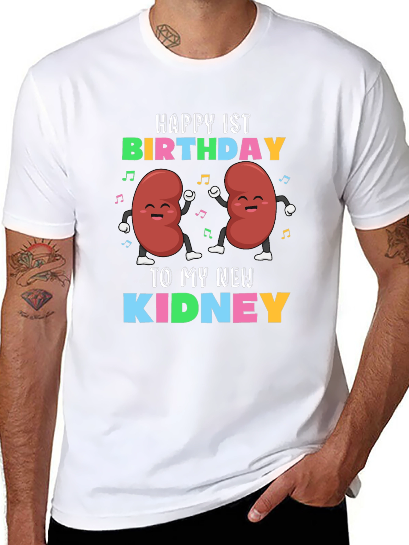 Happy 1st Birthday To My New Kidney T-Shirt