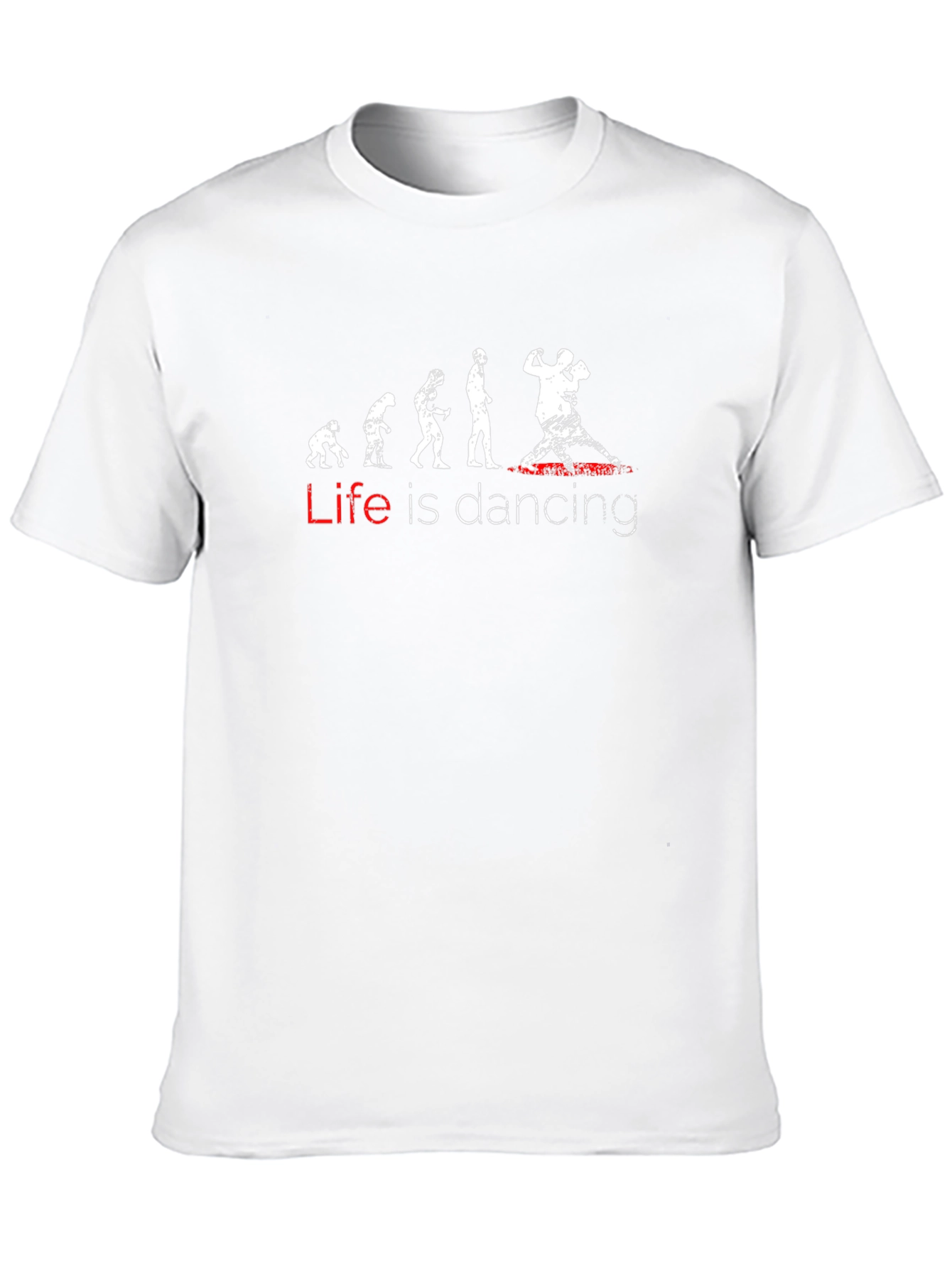 Life Is Dancing Evolution T-Shirt
