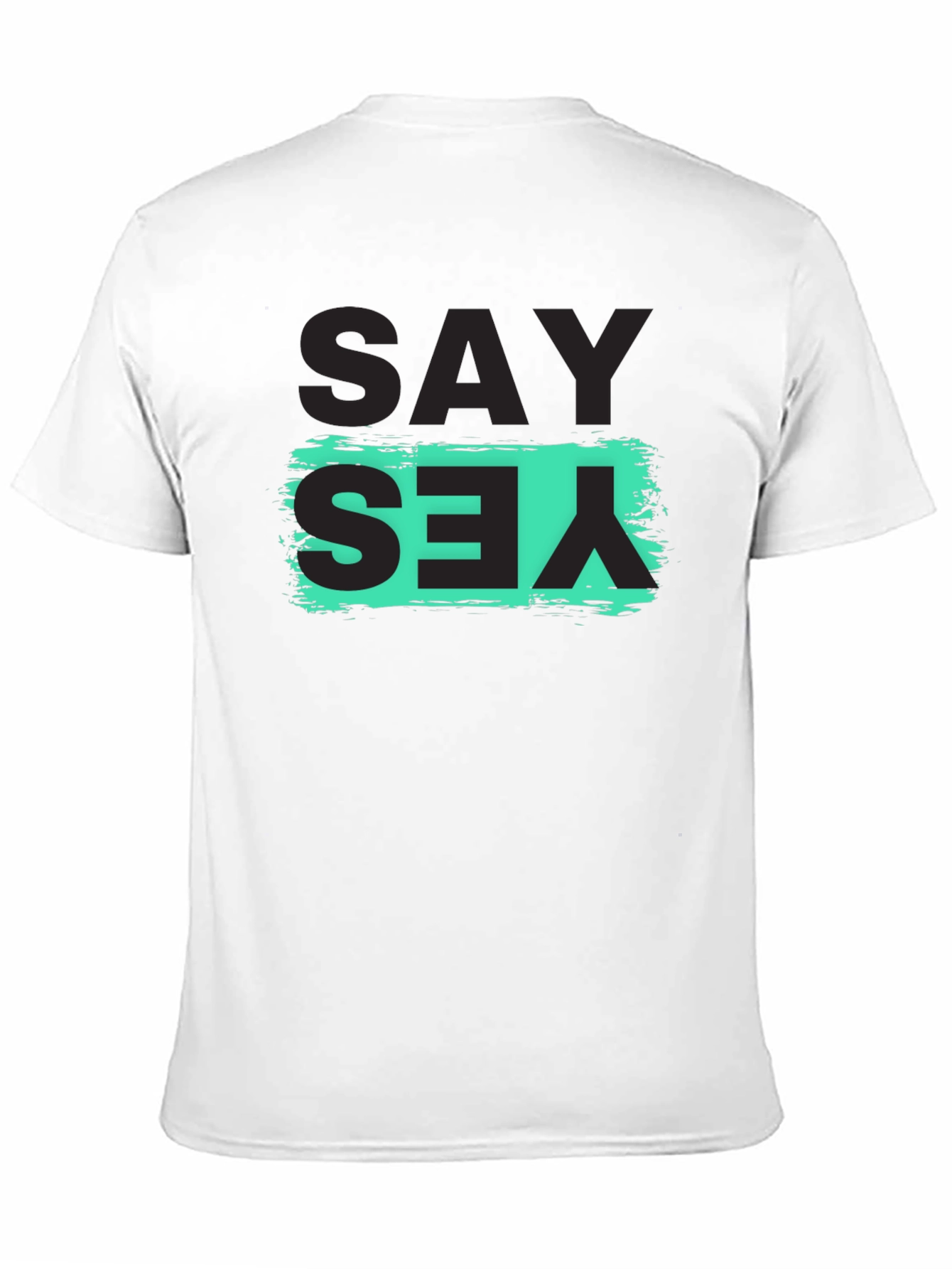 Say Yes Graphic Tee - Trendy T-Shirt