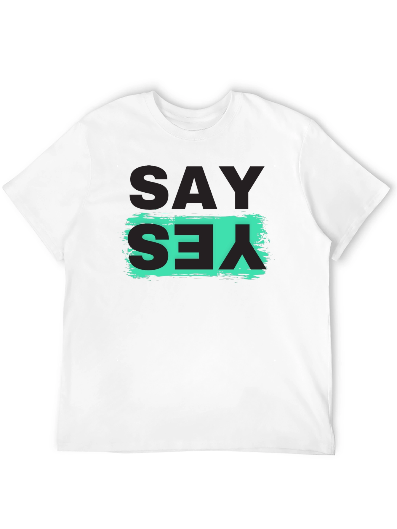 Say Yes Graphic Tee - Trendy T-Shirt