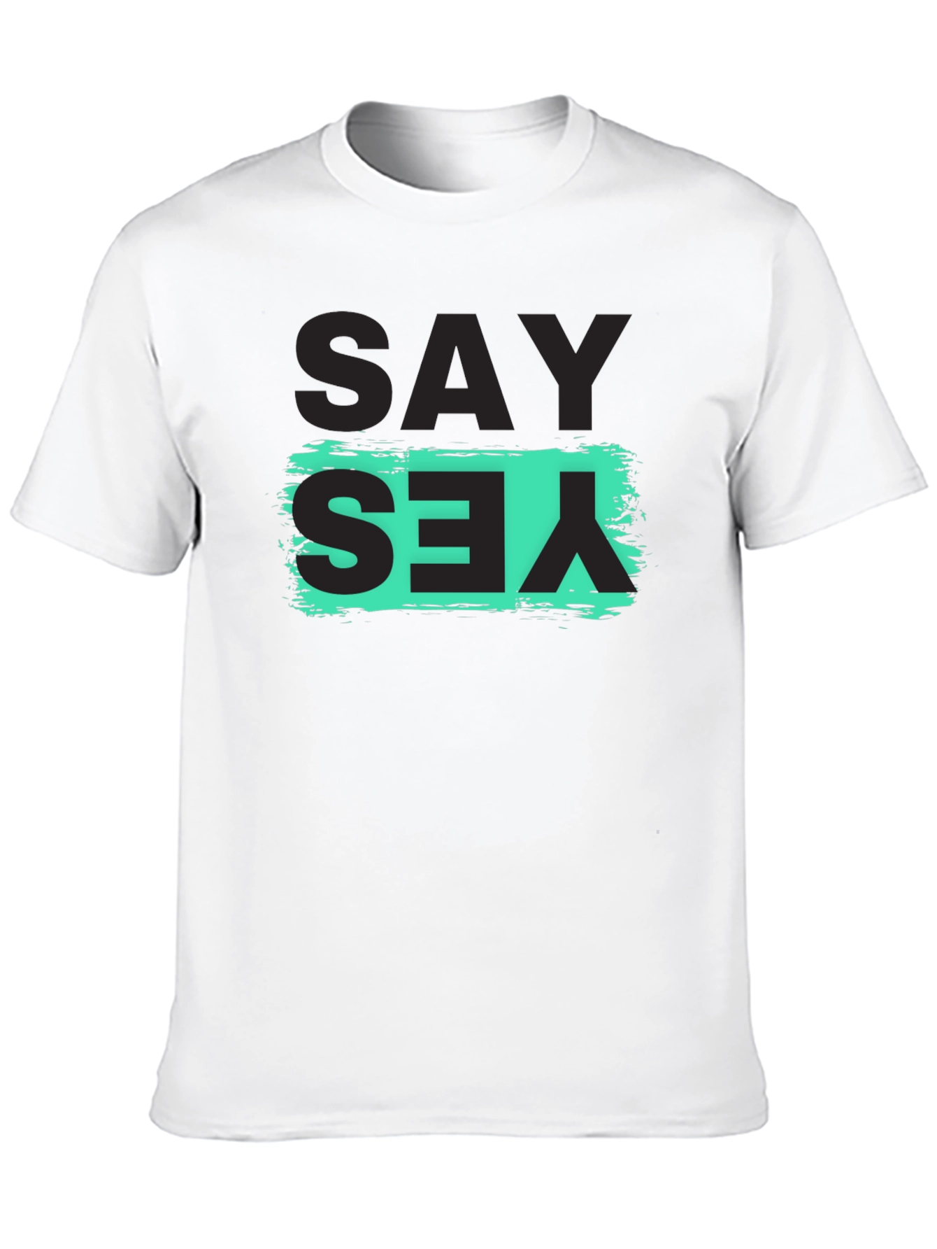 Say Yes Graphic Tee - Trendy T-Shirt