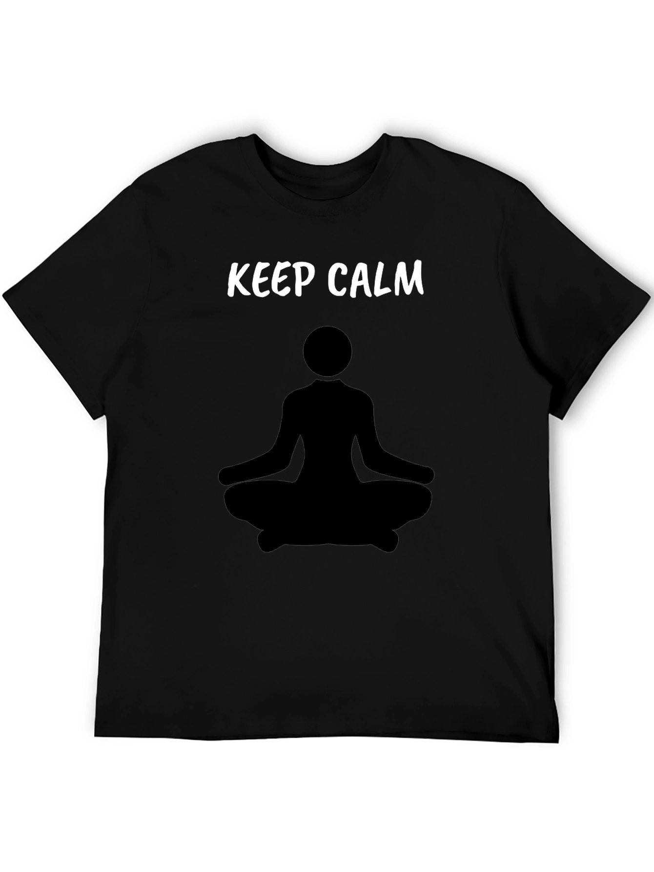 Keep Calm Meditation T-Shirt - Relaxed Fit