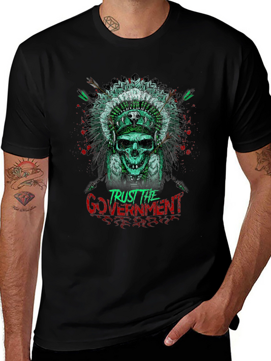 Trust the Government Skull Tee