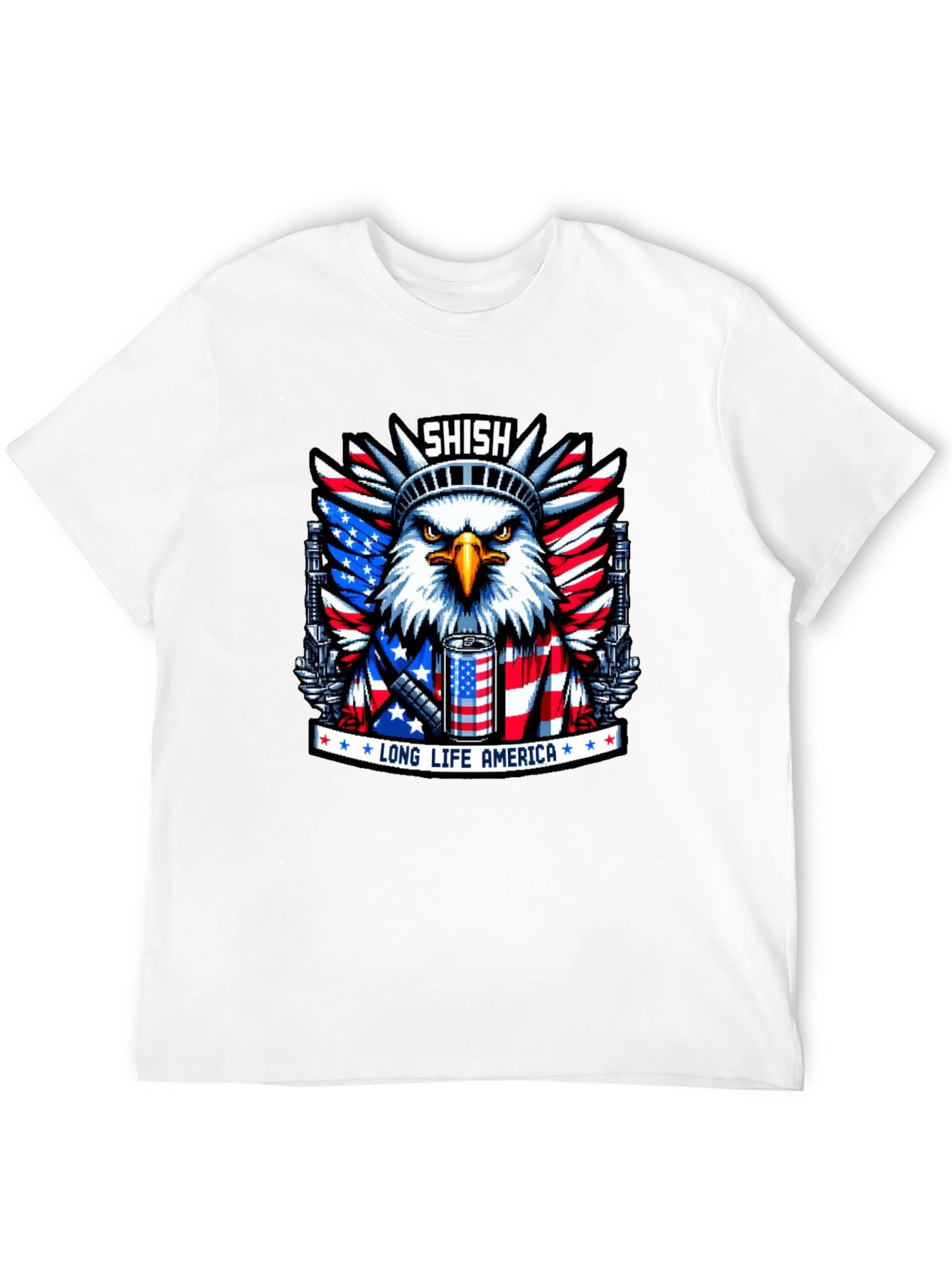 Shish Long Life America Eagle T-Shirt