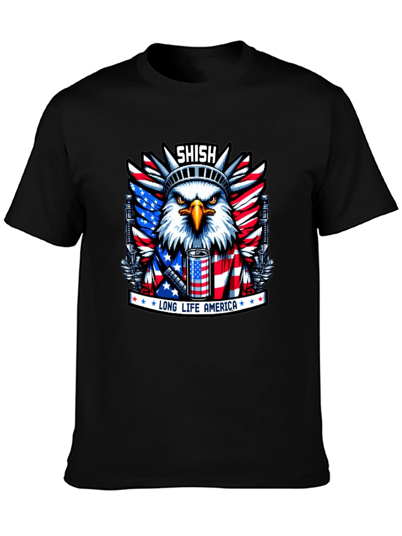 Shish Long Life America Eagle T-Shirt