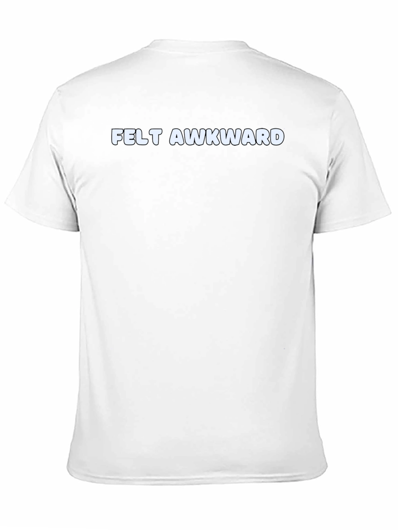 Felt Awkward Graphic Tee - Comfy Black T-Shirt