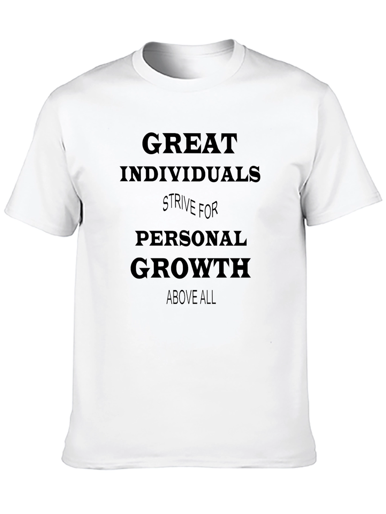Growth Mindset Black T-Shirt