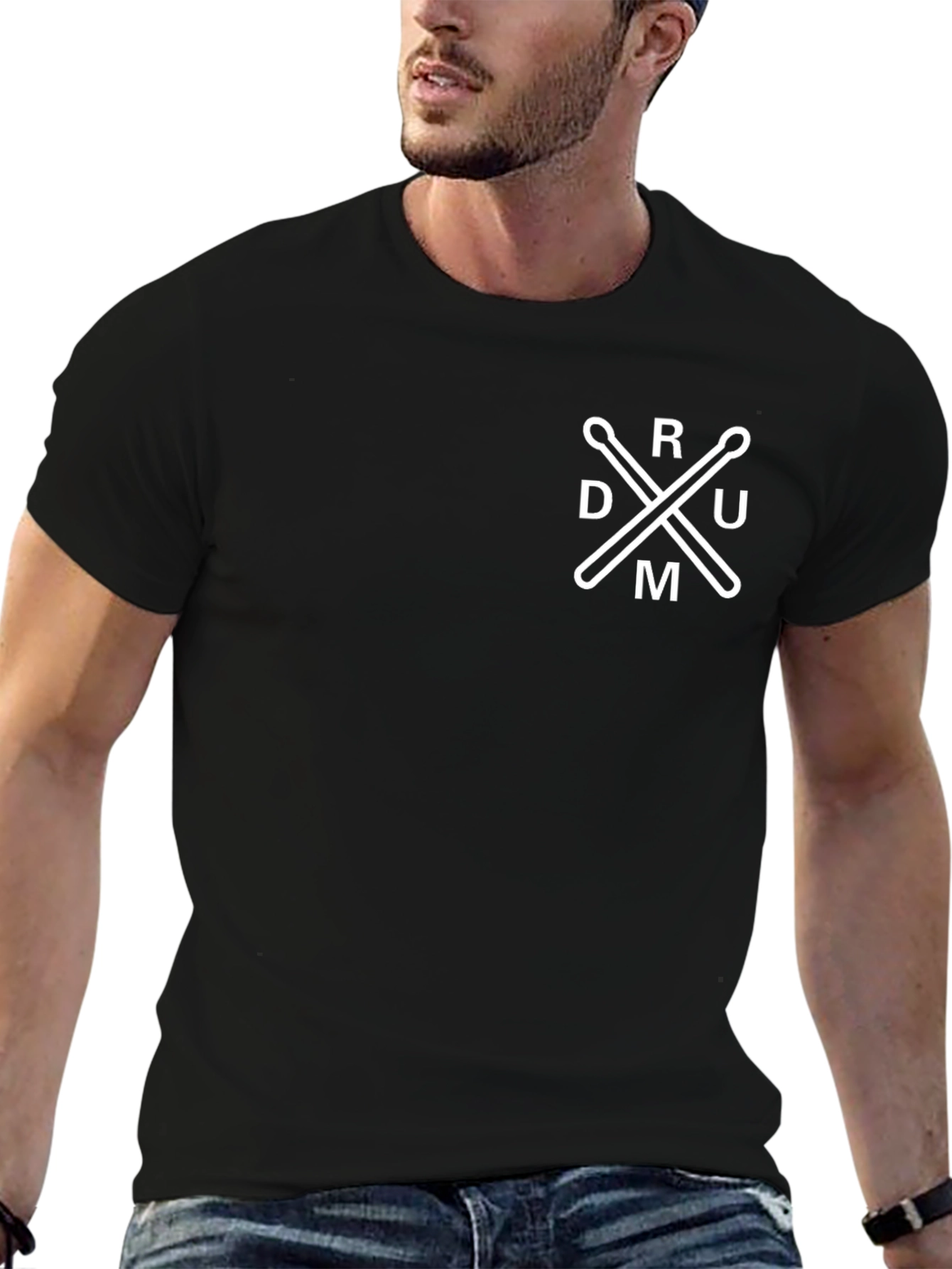 Drummer T-Shirt - Drum Sticks Design