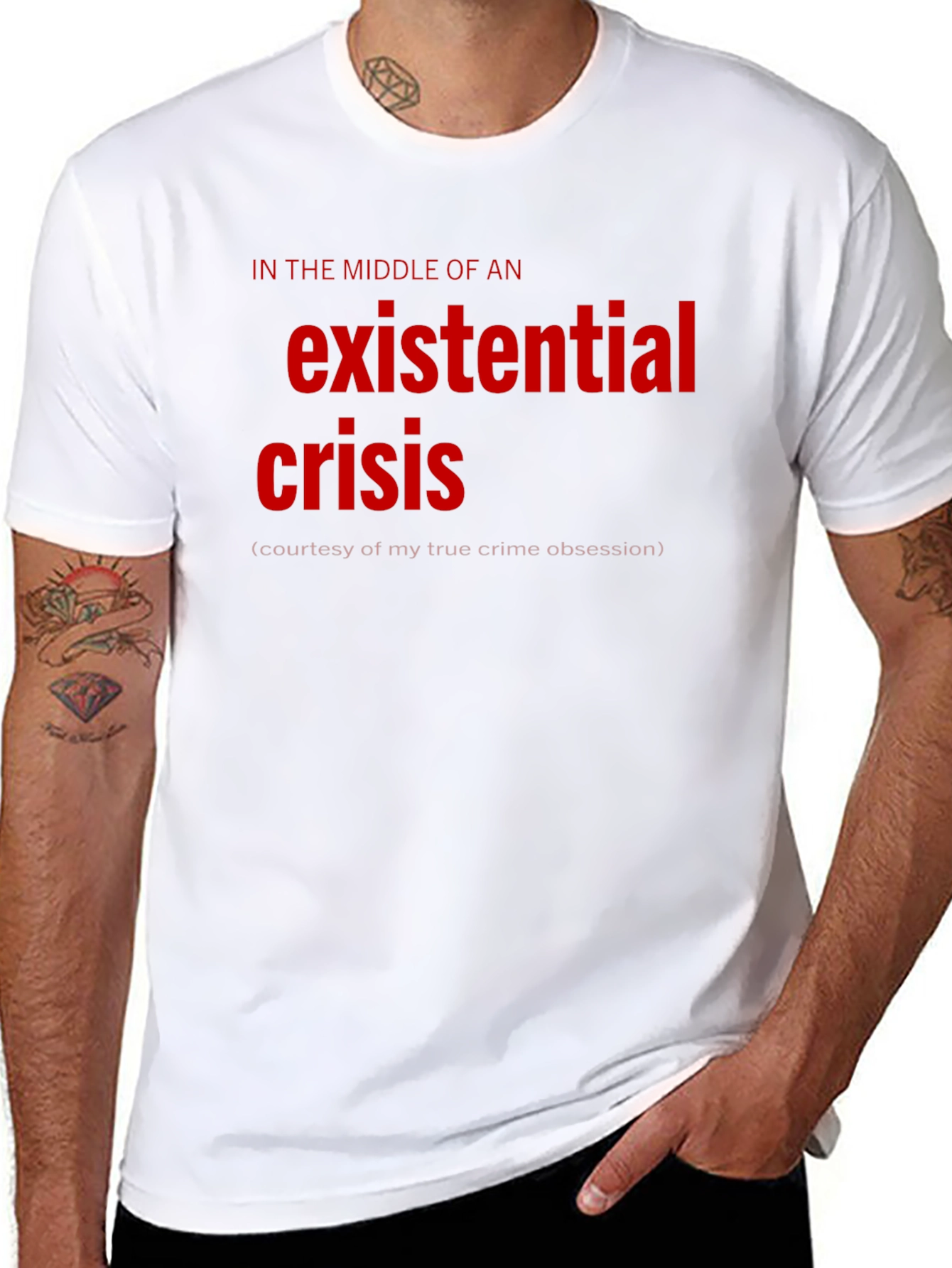 Existential Crisis Graphic Tee - True Crime Obsession
