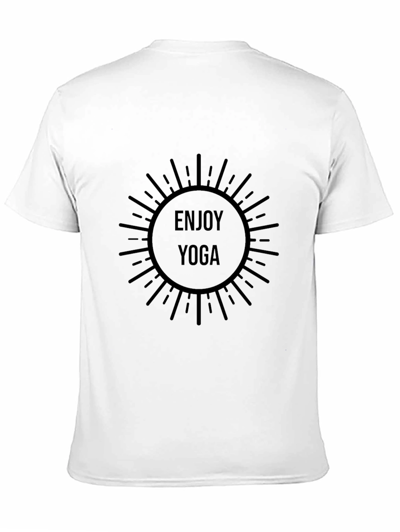 Enjoy Yoga Graphic Tee - Black