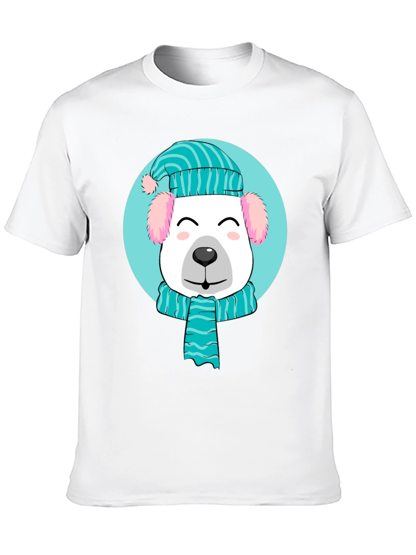 Winter Pup Graphic Tee - Cute Holiday Style!