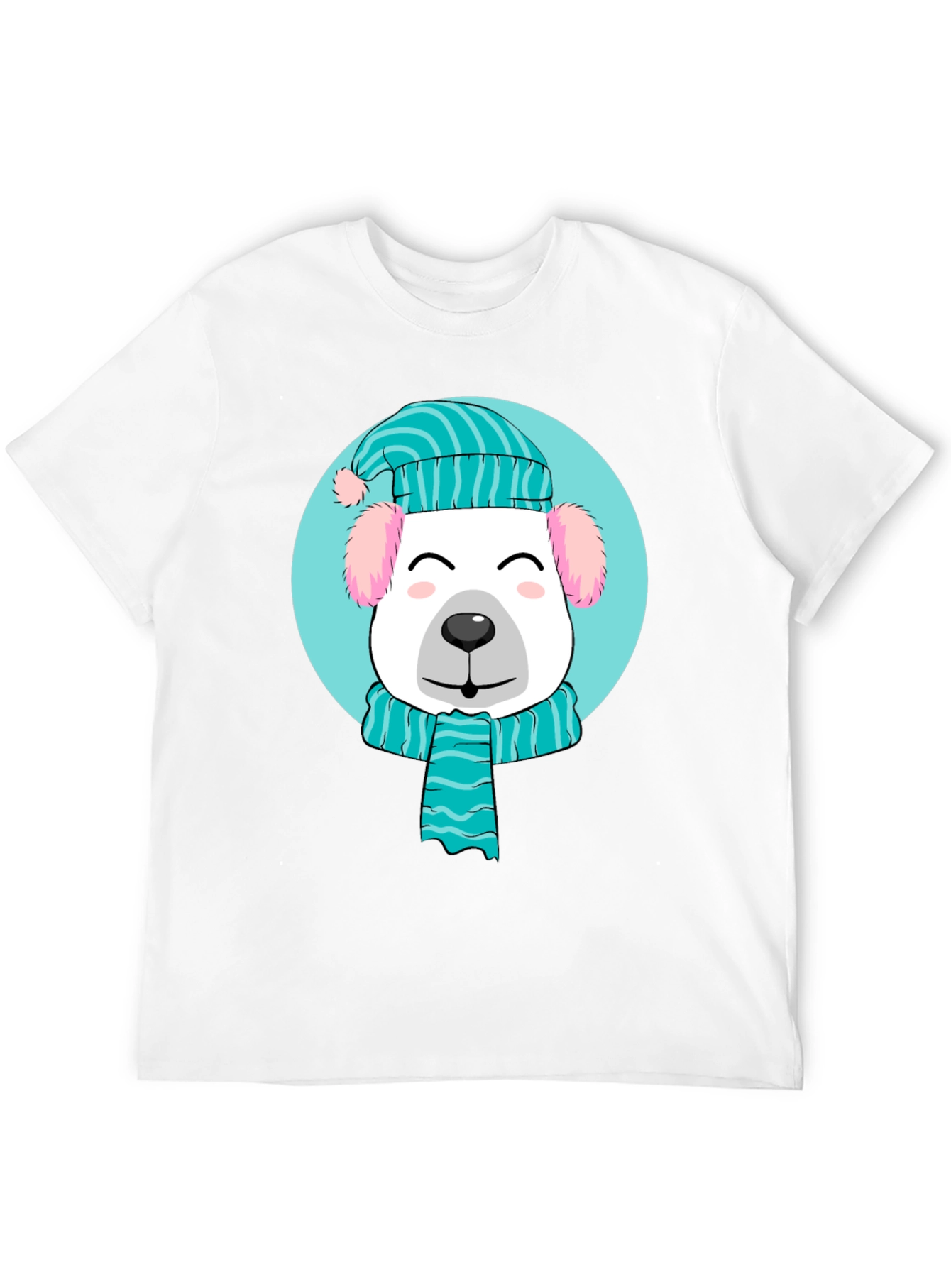 Winter Pup Graphic Tee - Cute Holiday Style!