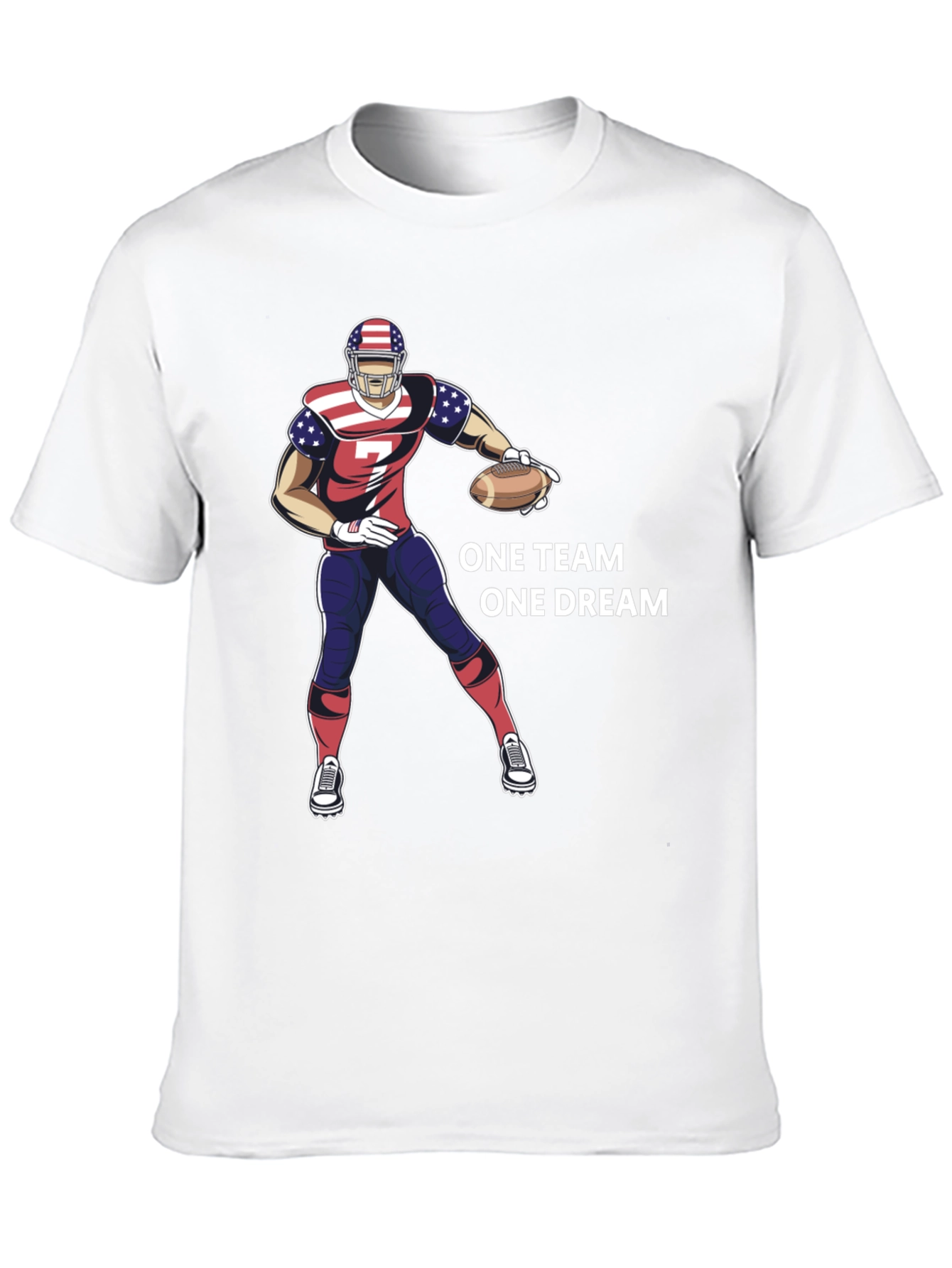 American Football T-Shirt - One Team One Dream