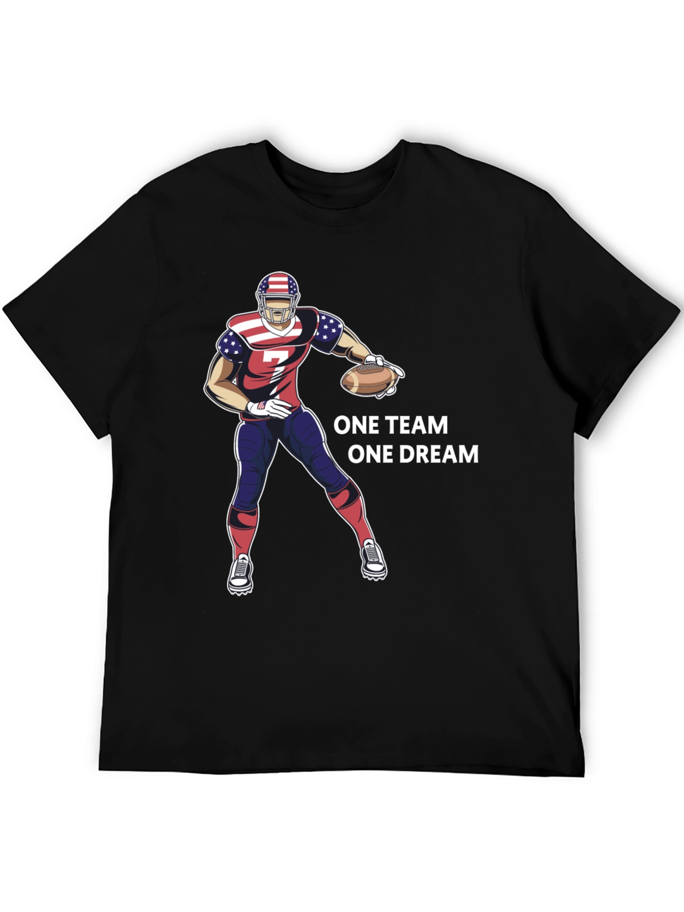 American Football T-Shirt - One Team One Dream