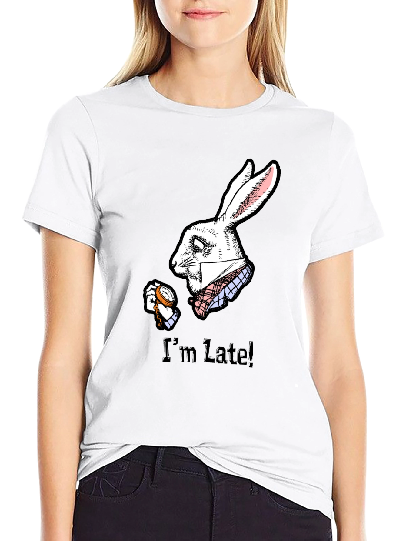 Im Late! White Rabbit Graphic Tee