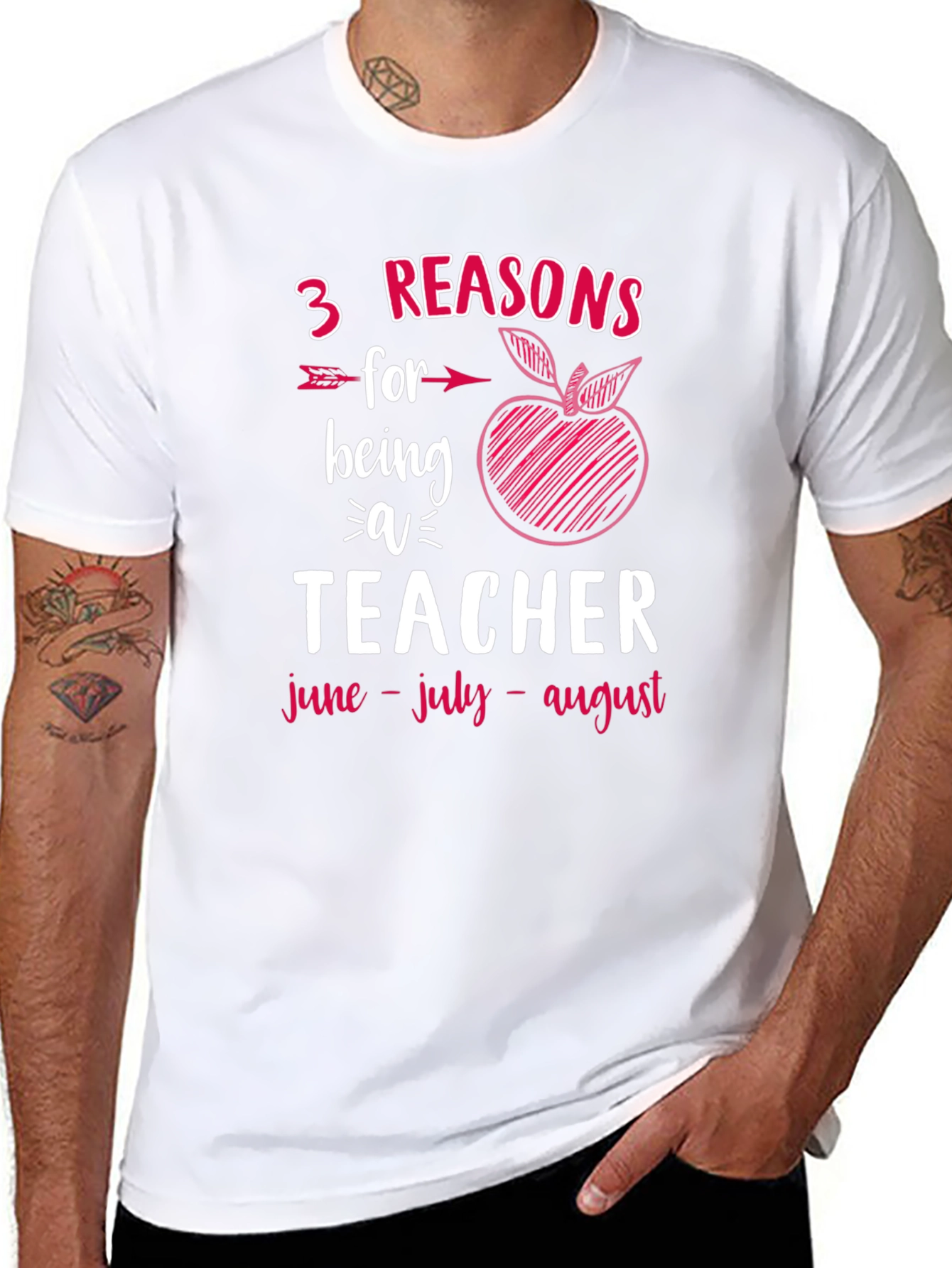 3 Reasons for Being a Teacher T-Shirt
