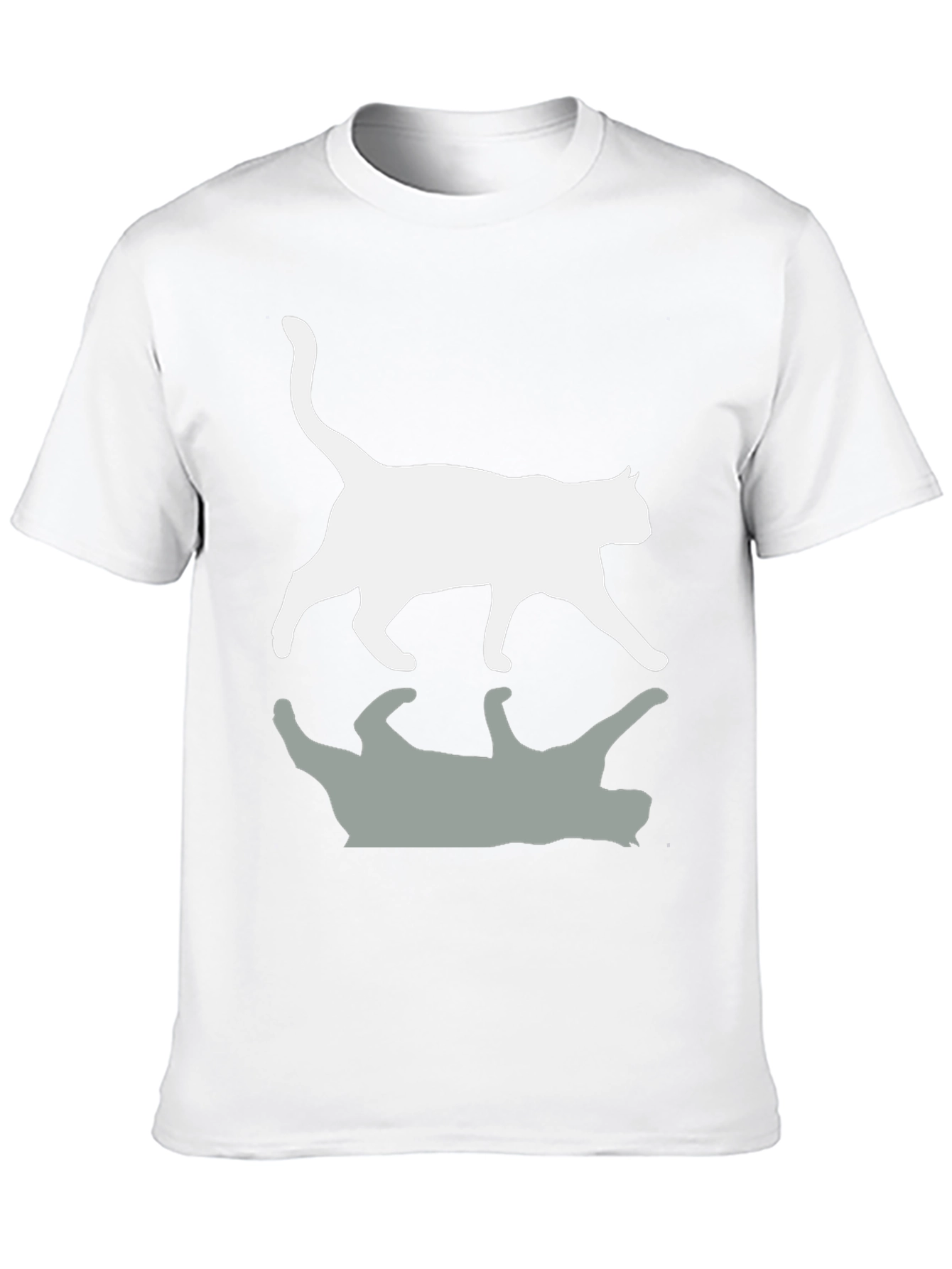 Cool Cat Reflection Graphic T-Shirt
