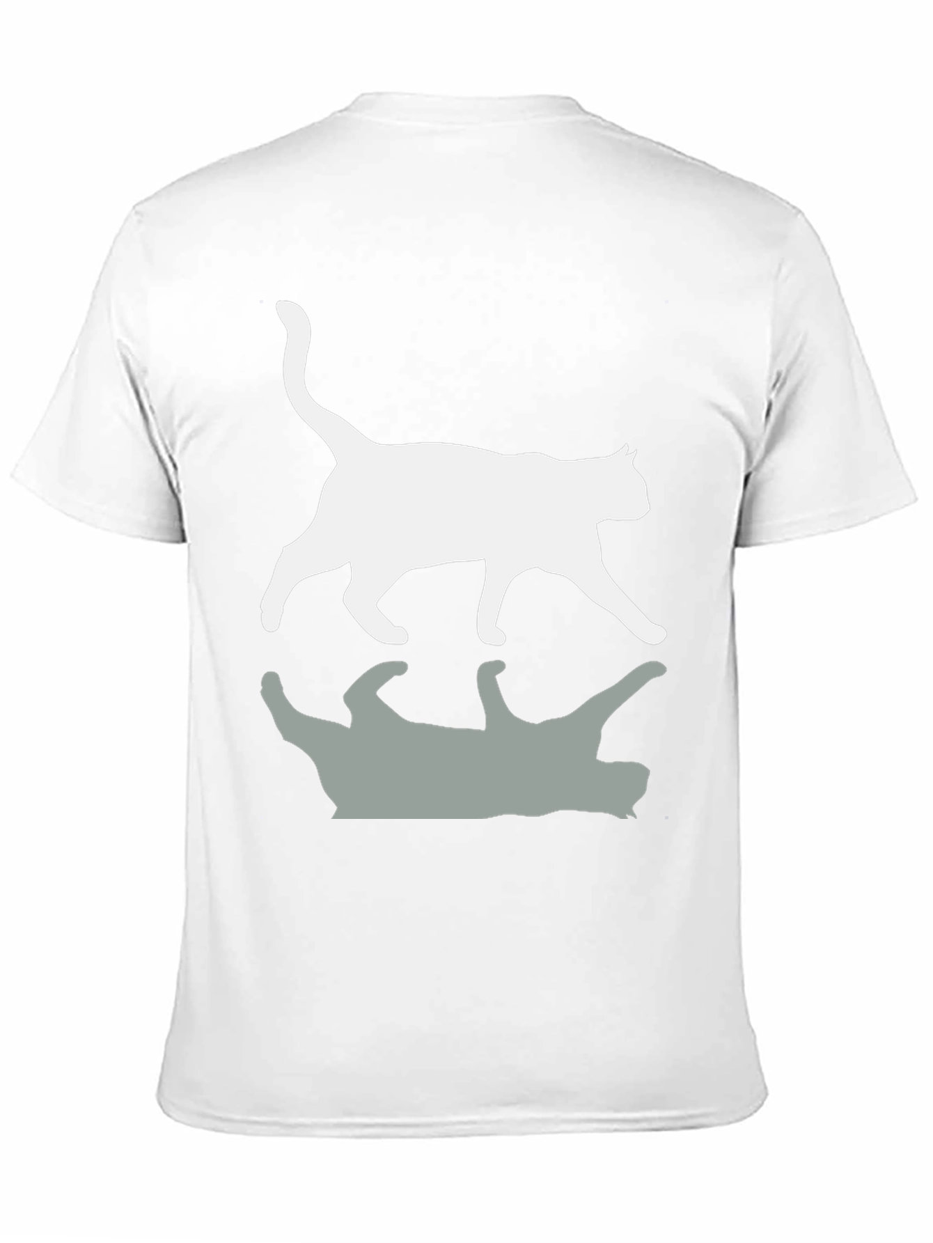 Cool Cat Reflection Graphic T-Shirt