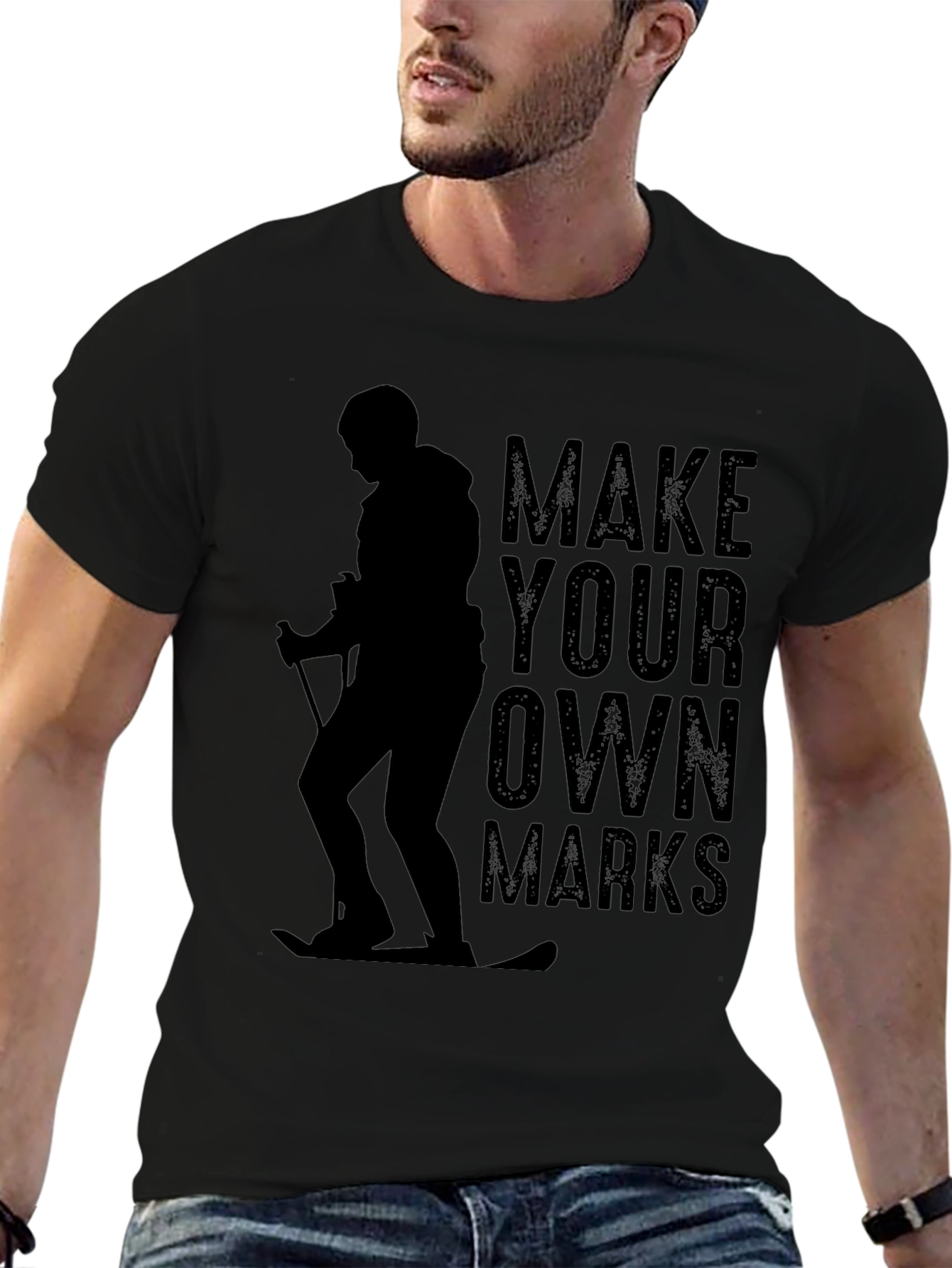 Make Your Own Marks Skier Graphic Tee