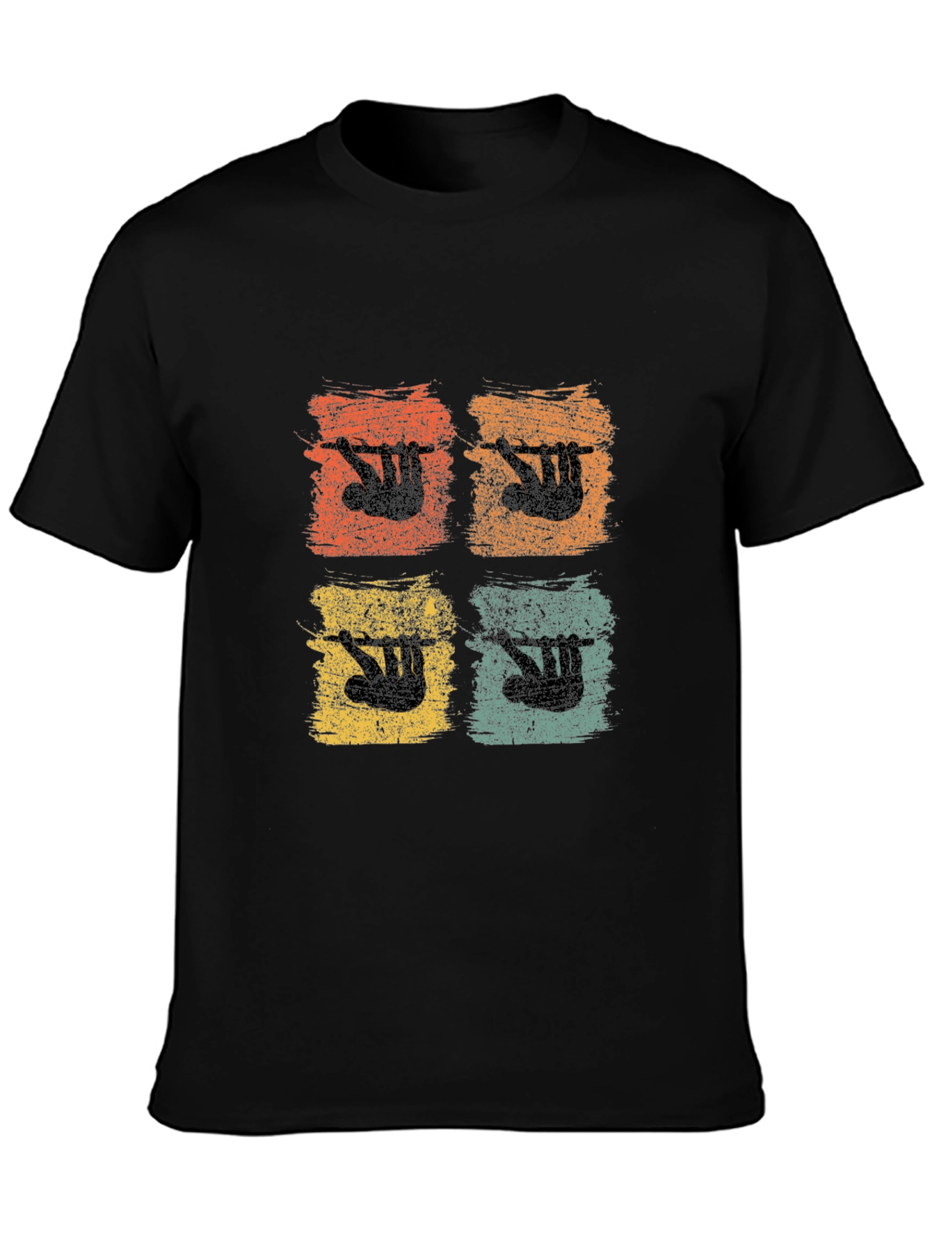 Retro Sloth Graphic Tee - Unique Design