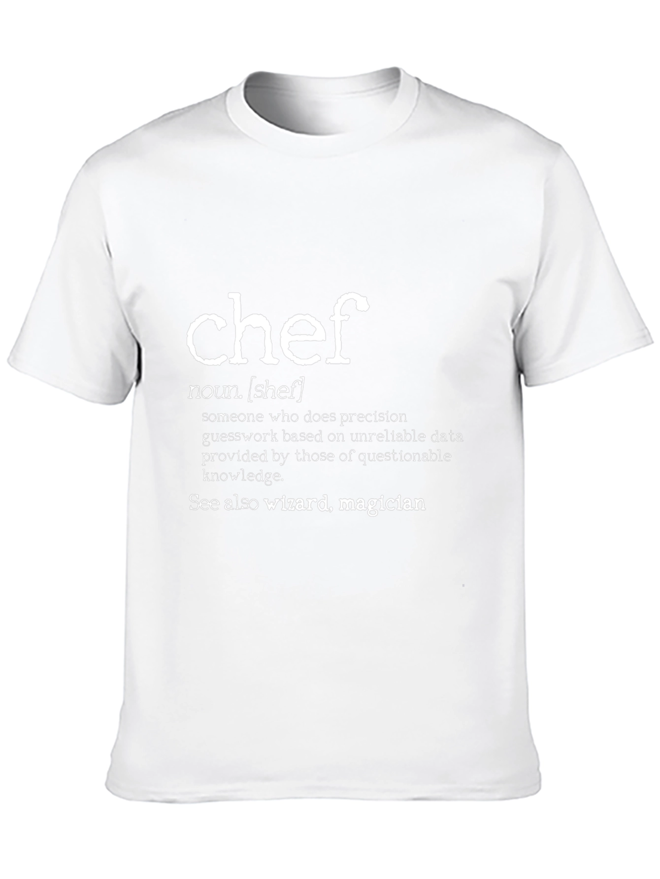 Chef Definition T-Shirt - Culinary Wizard Wear