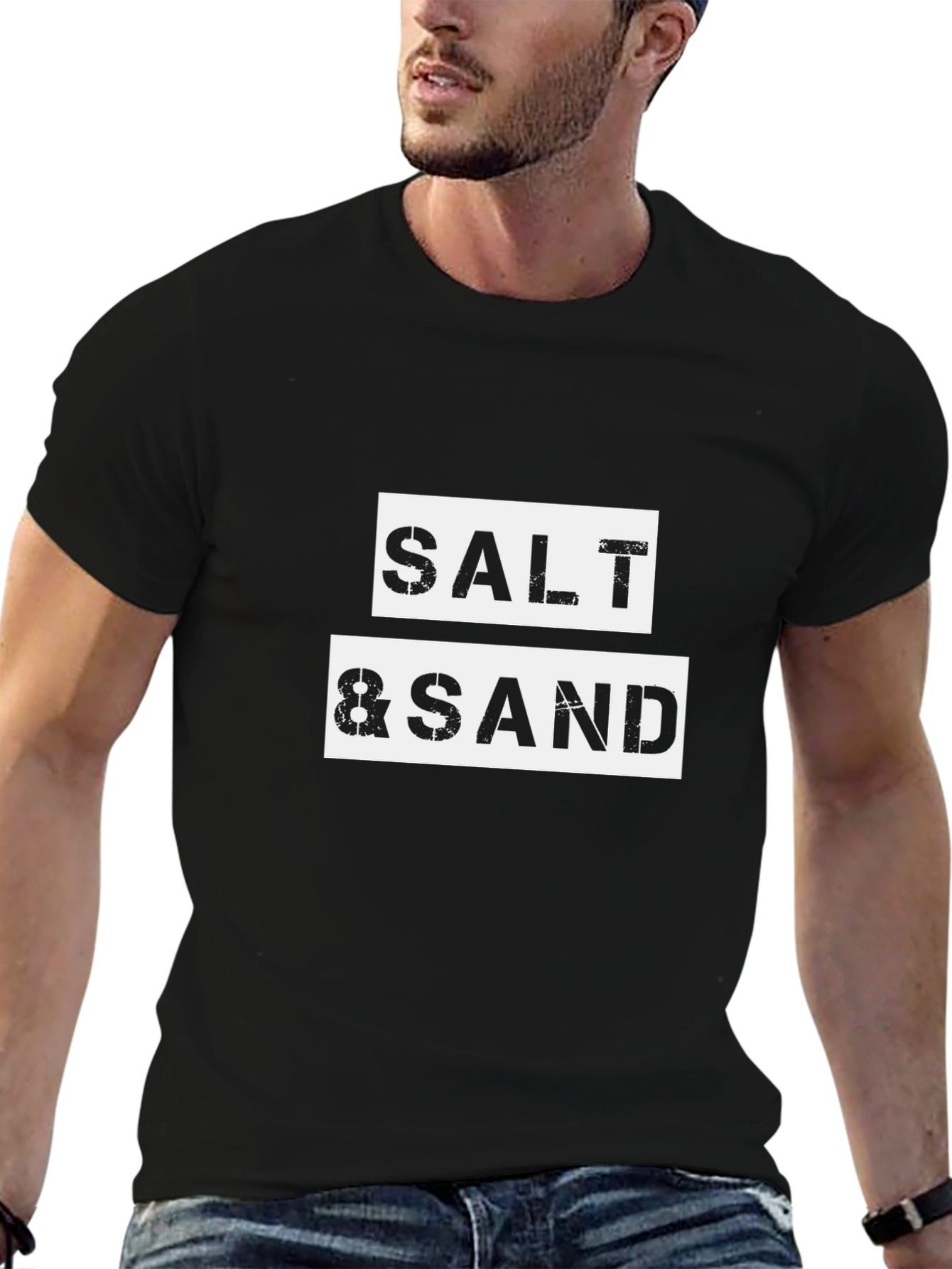 Salt & Sand Graphic Tee - Beach Lover T-Shirt