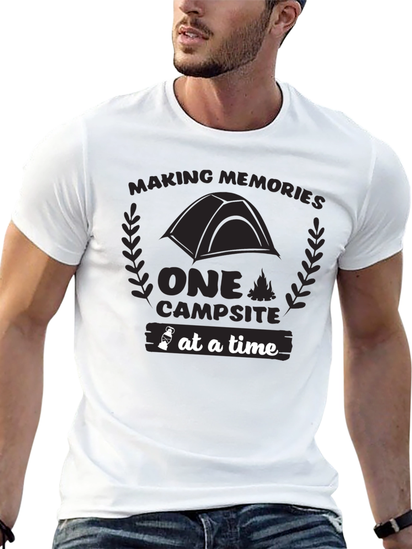 Camping Memories Black T-Shirt