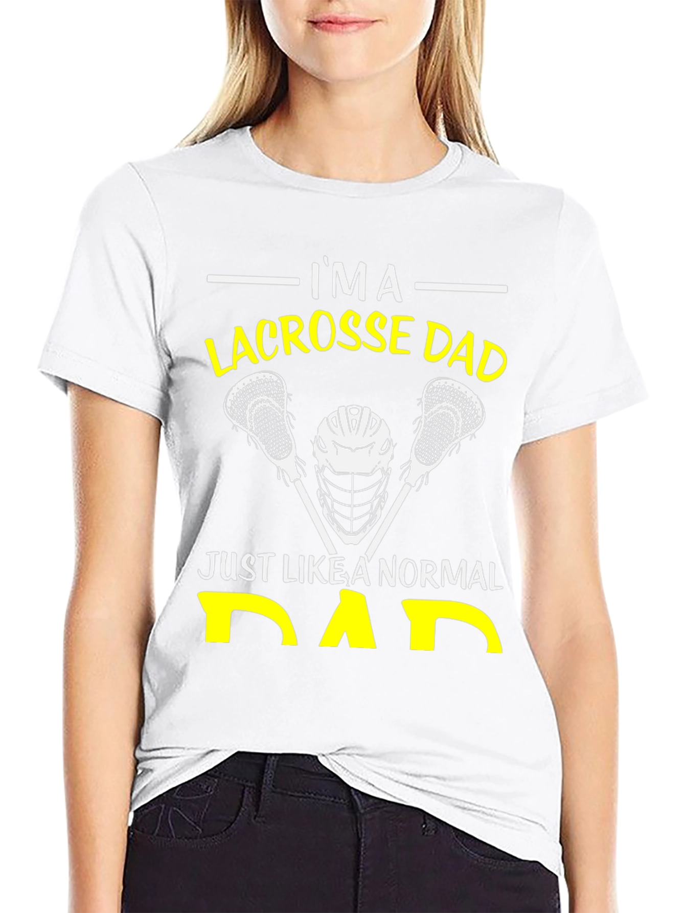 Lacrosse Dad T-Shirt: Normal Dad Edition