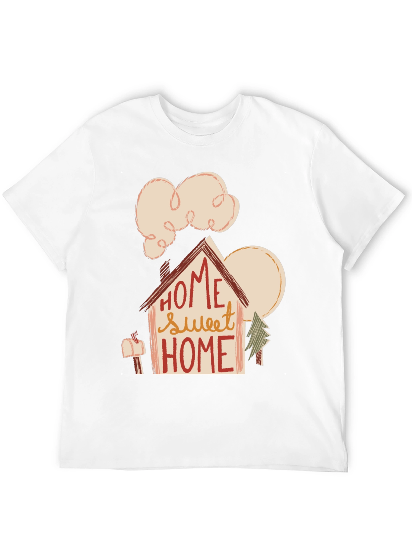 Home Sweet Home Graphic T-Shirt - Cozy Style