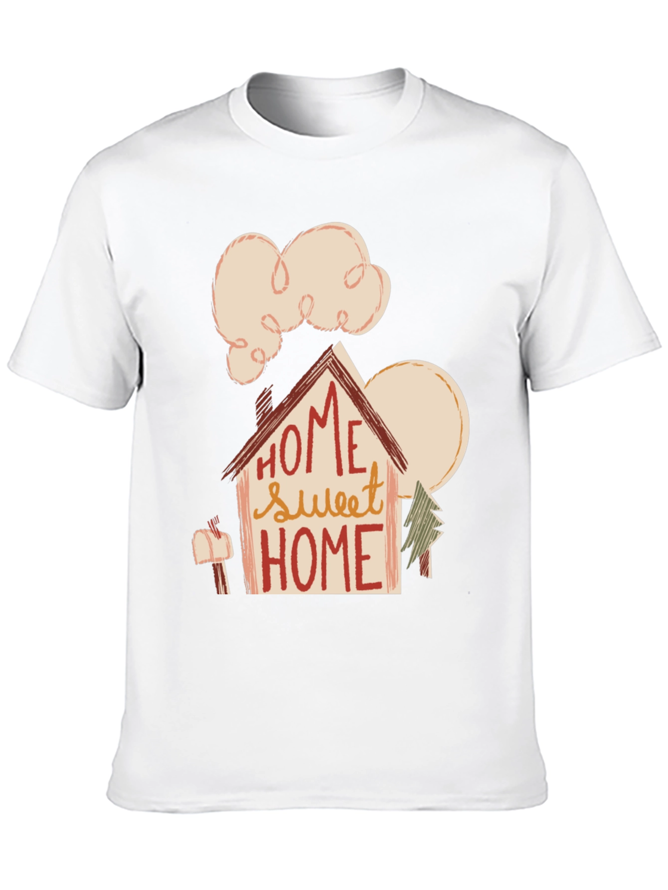 Home Sweet Home Graphic T-Shirt - Cozy Style
