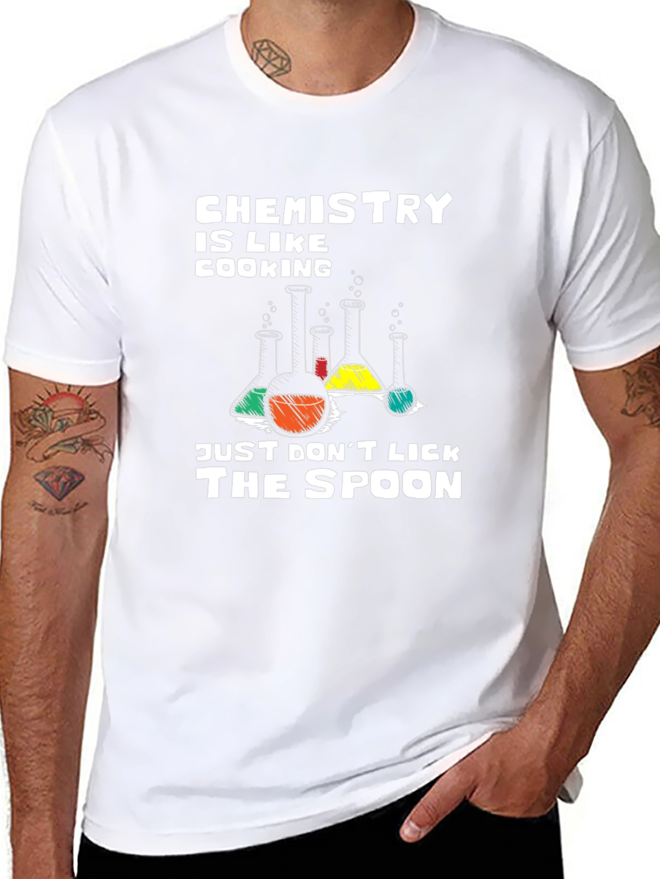 Chemistry Cooking T-Shirt: Dont Lick the Spoon