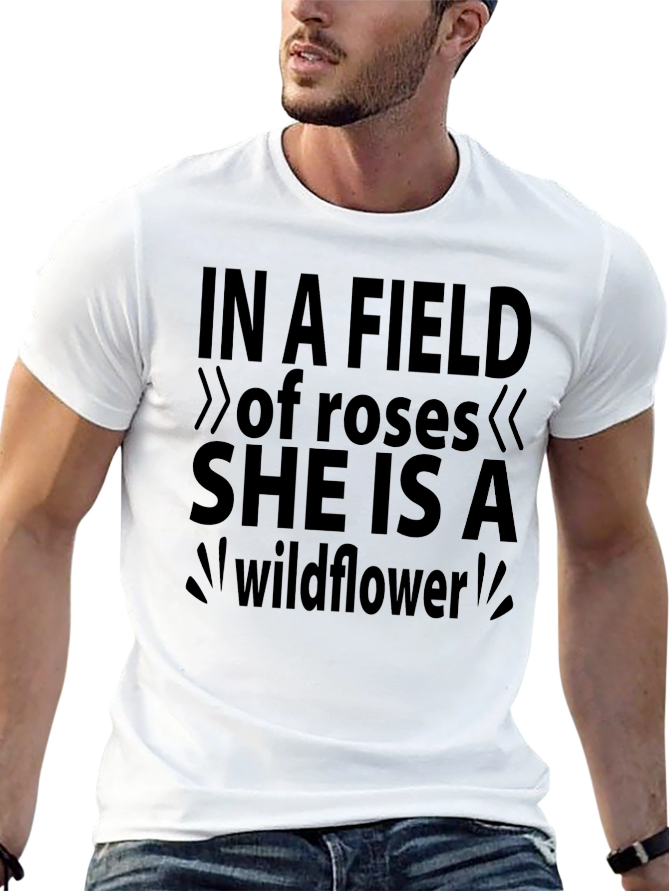 Wildflower Graphic Tee - Soft Cotton Blend