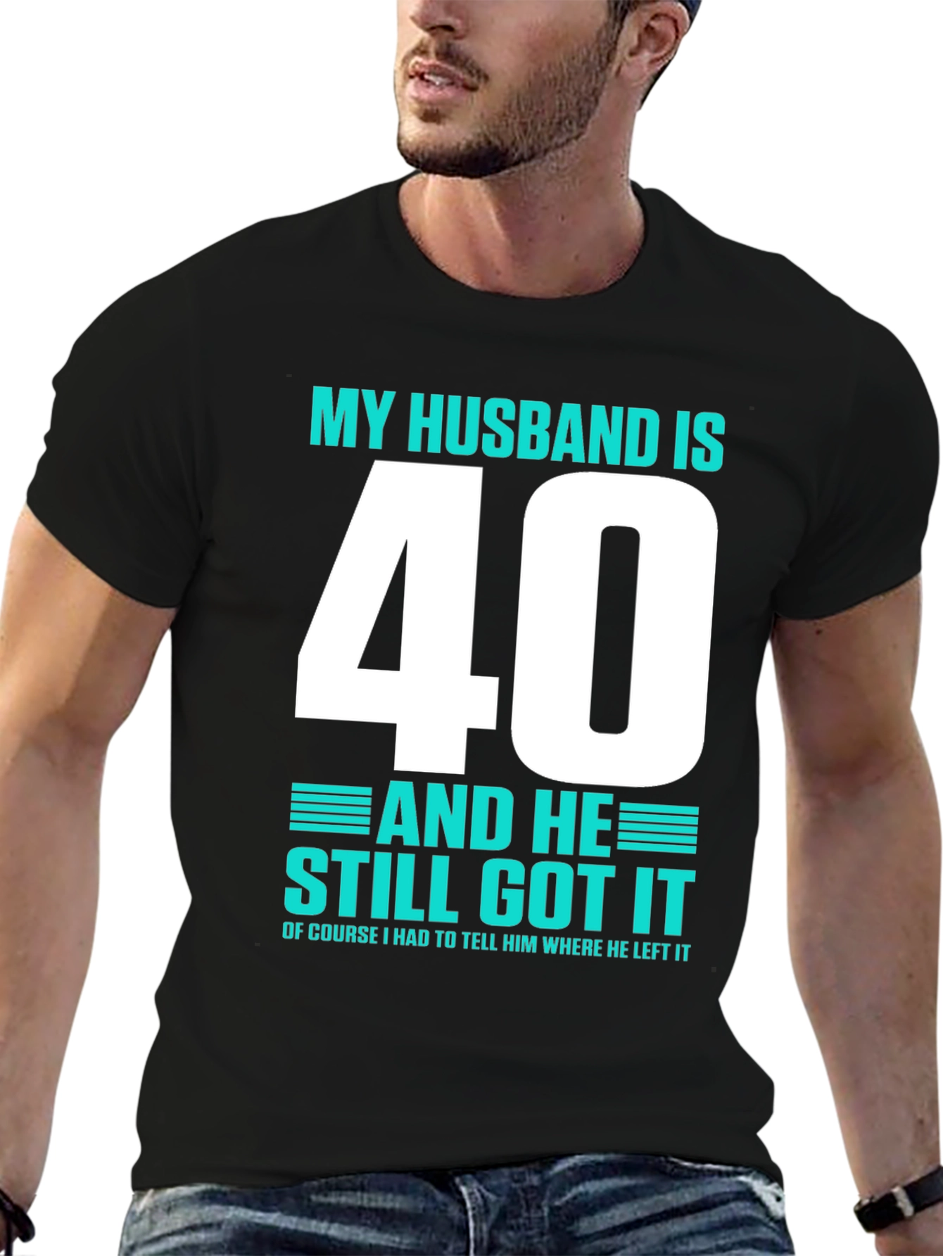 Funny Husband 40th Birthday T-Shirt