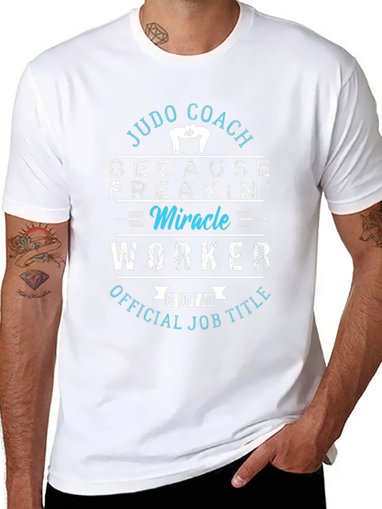 Judo Coach Miracle Worker T-Shirt
