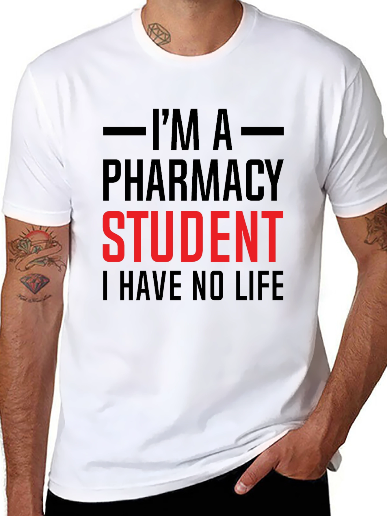 Pharmacy Student T-Shirt - No Life Tee