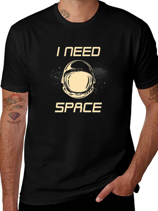I Need Space T-Shirt - Astronaut Helmet Graphic Tee