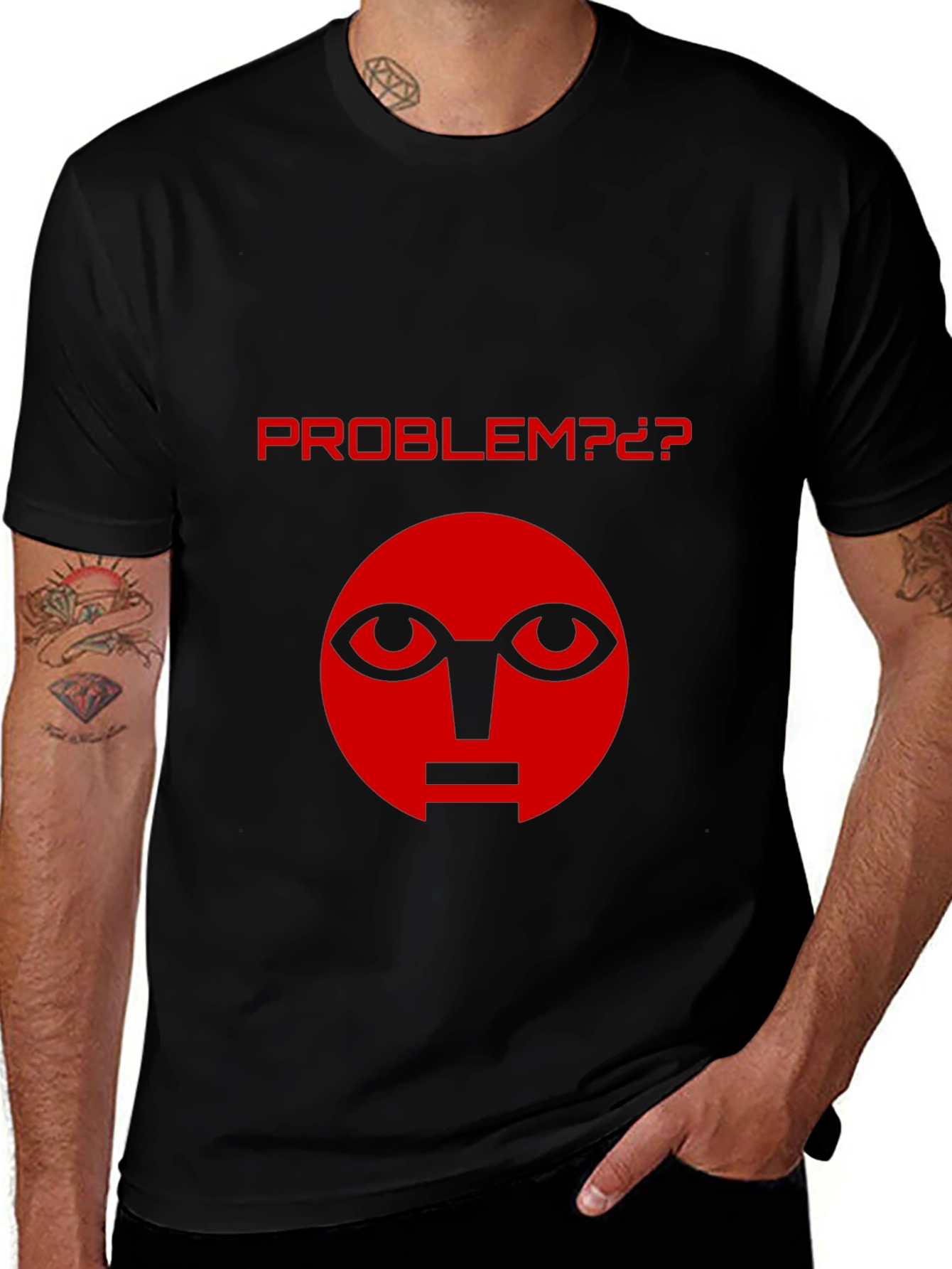 Problem T-Shirt - Graphic Tee - Black