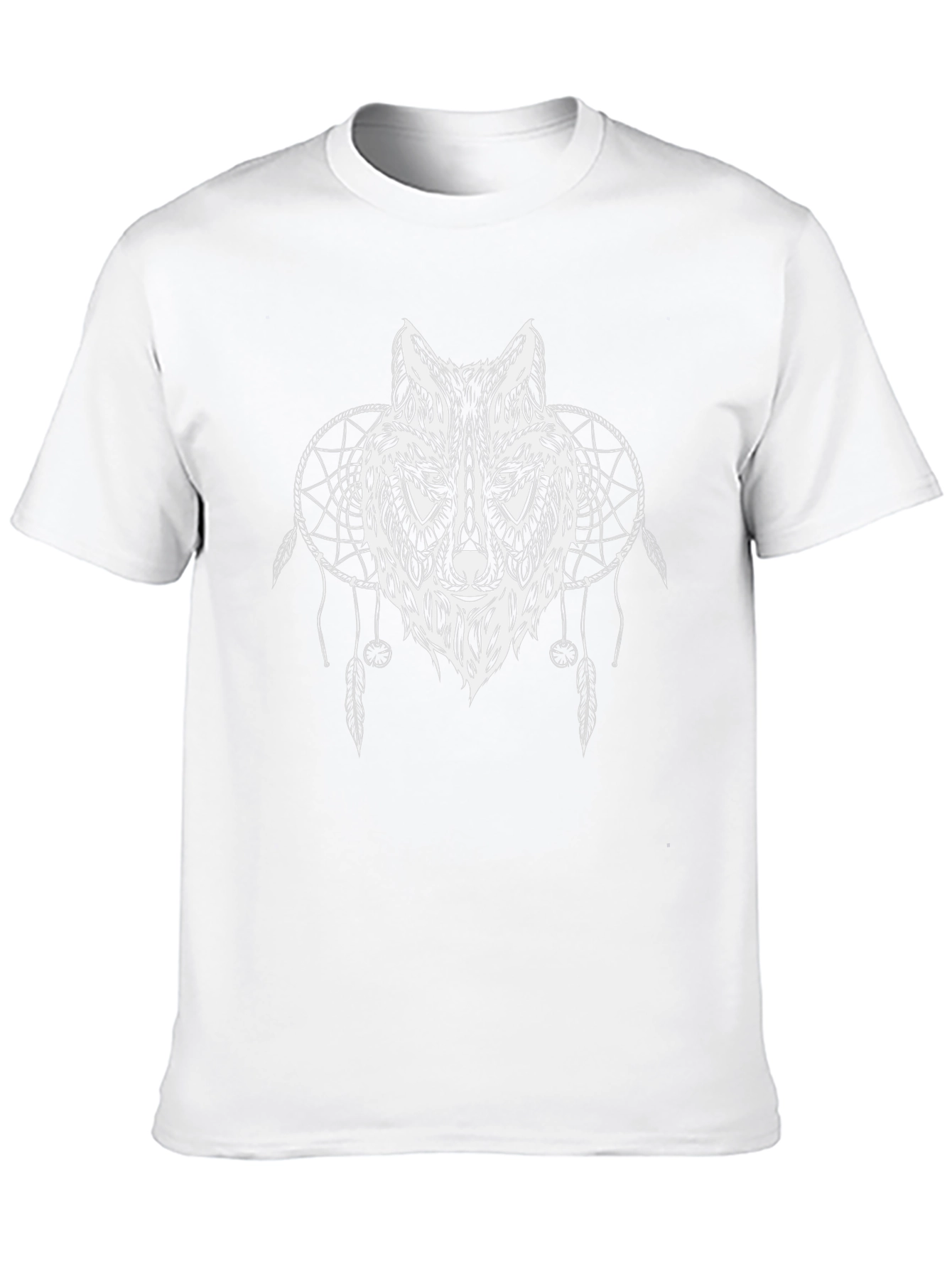 Wolf Dreamcatcher Black Graphic Tee