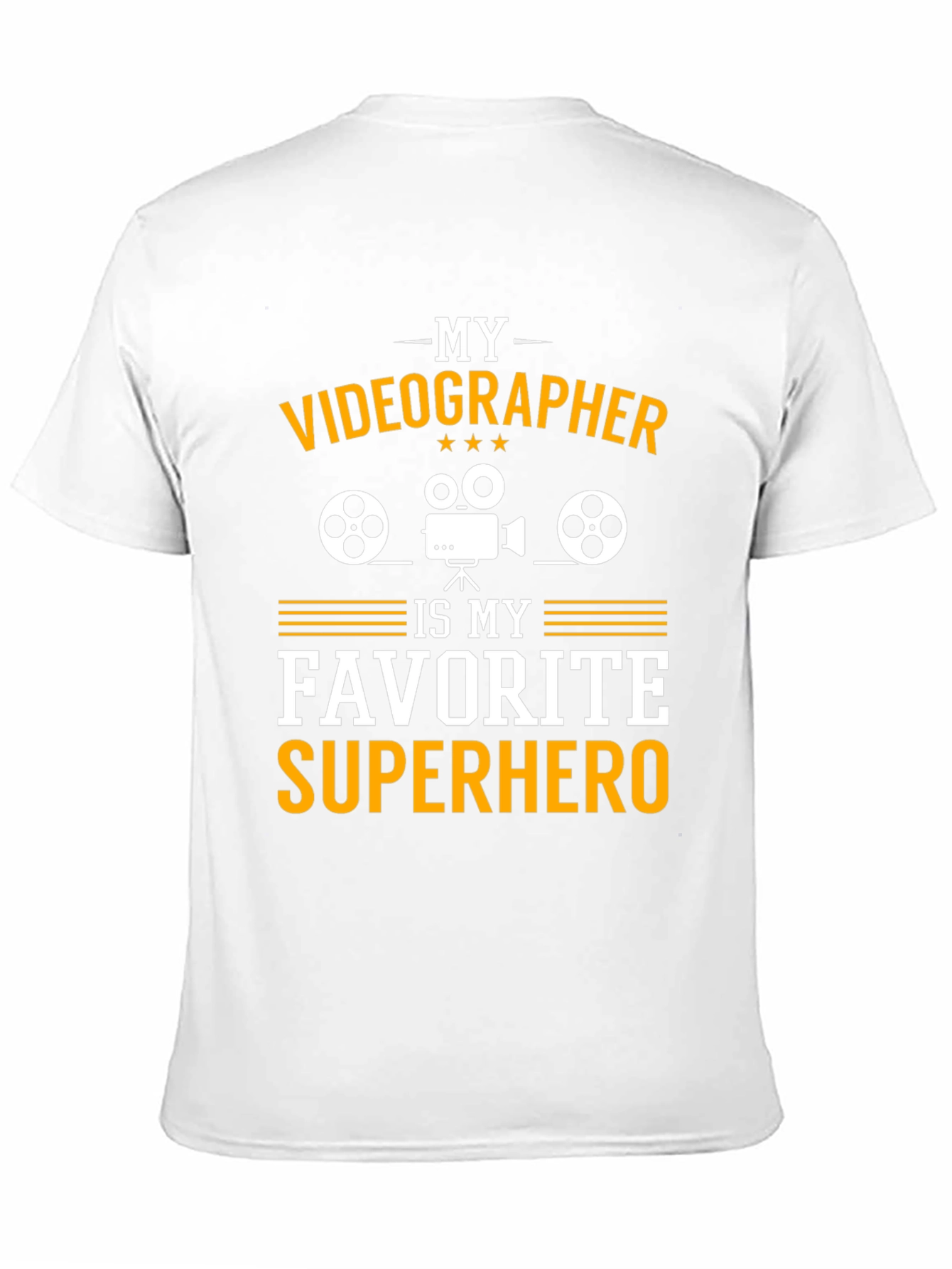 Videographer Superhero Graphic Tee - Black