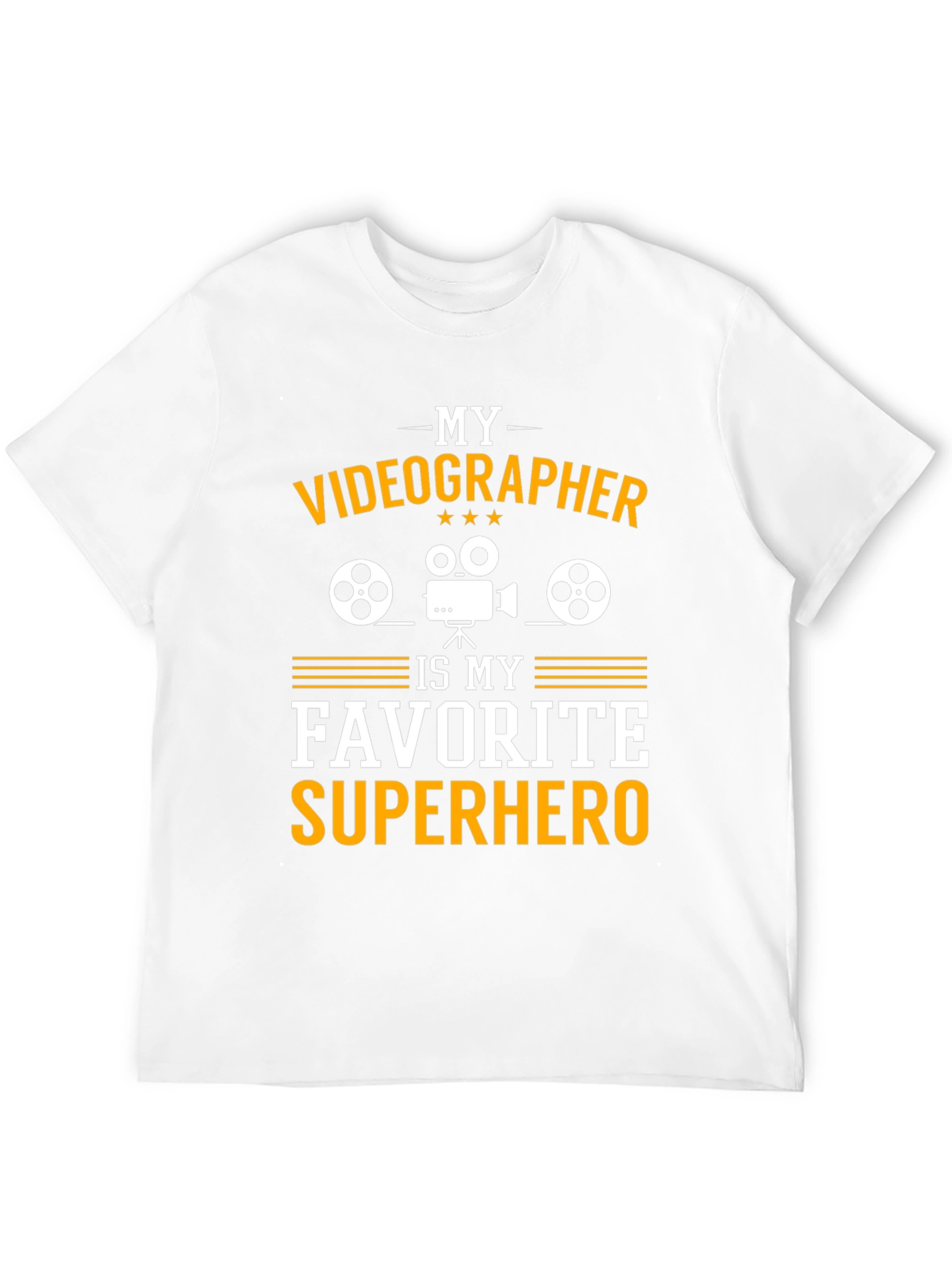 Videographer Superhero Graphic Tee - Black