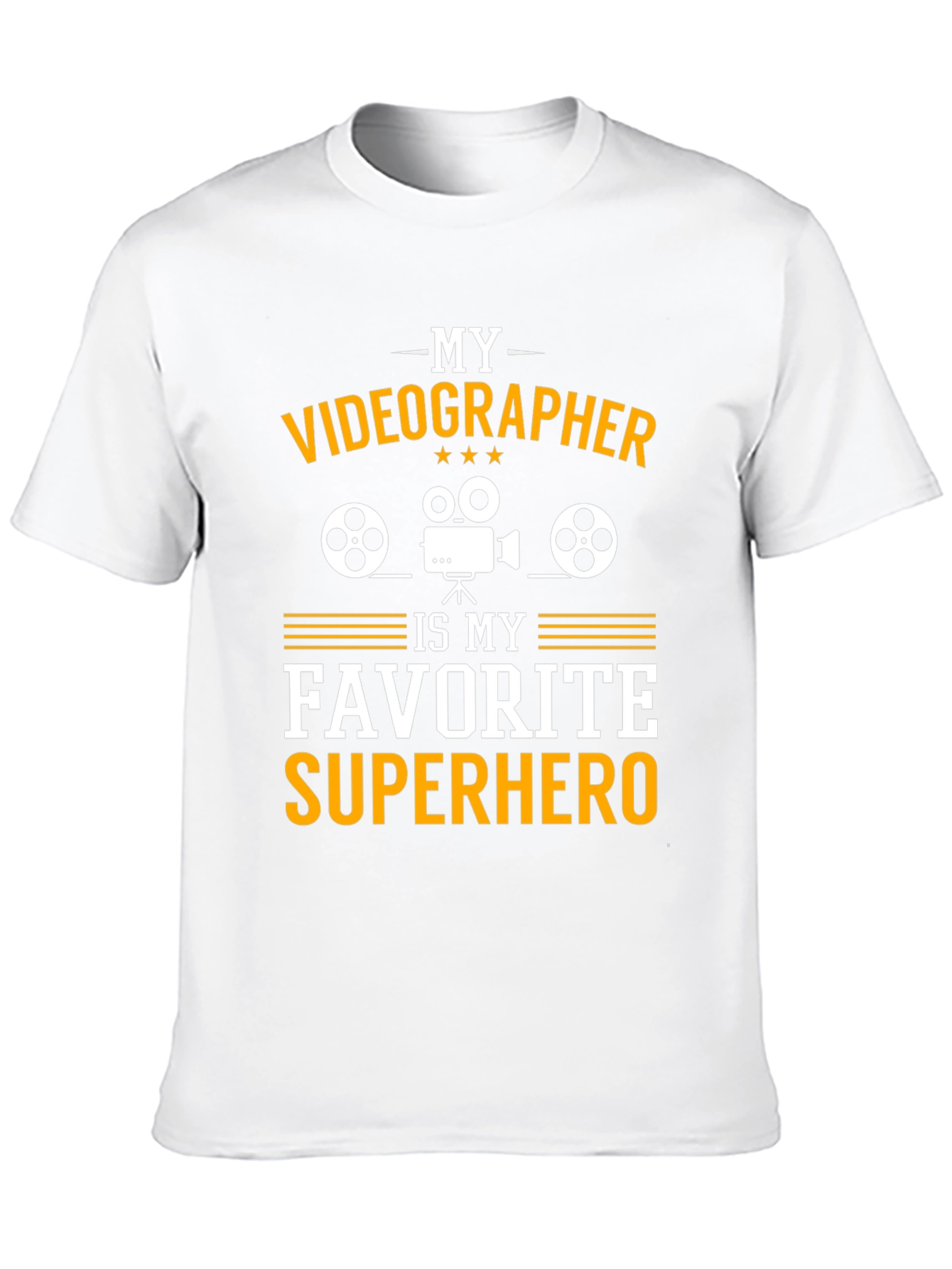 Videographer Superhero Graphic Tee - Black