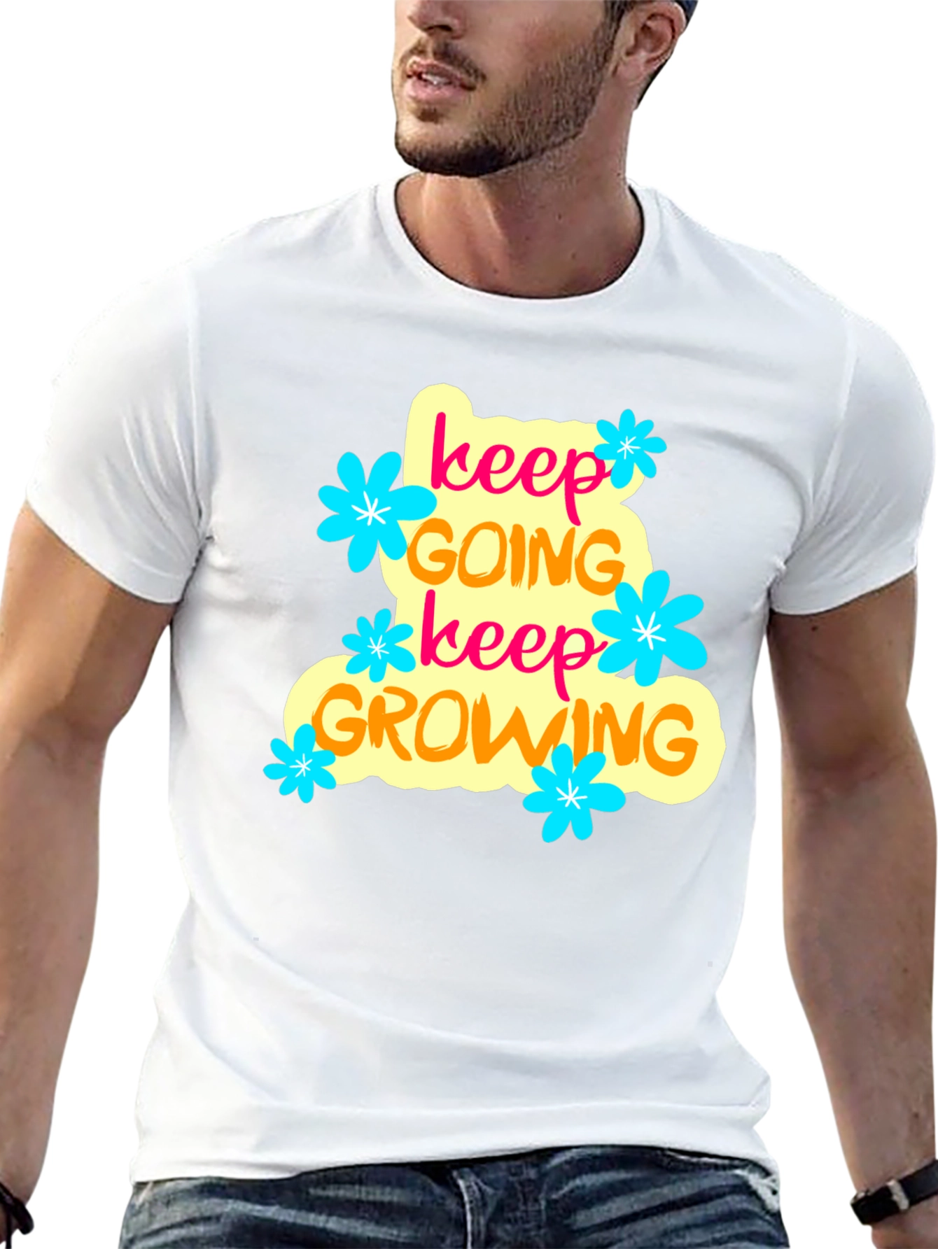 Keep Going Keep Growing Graphic T-Shirt