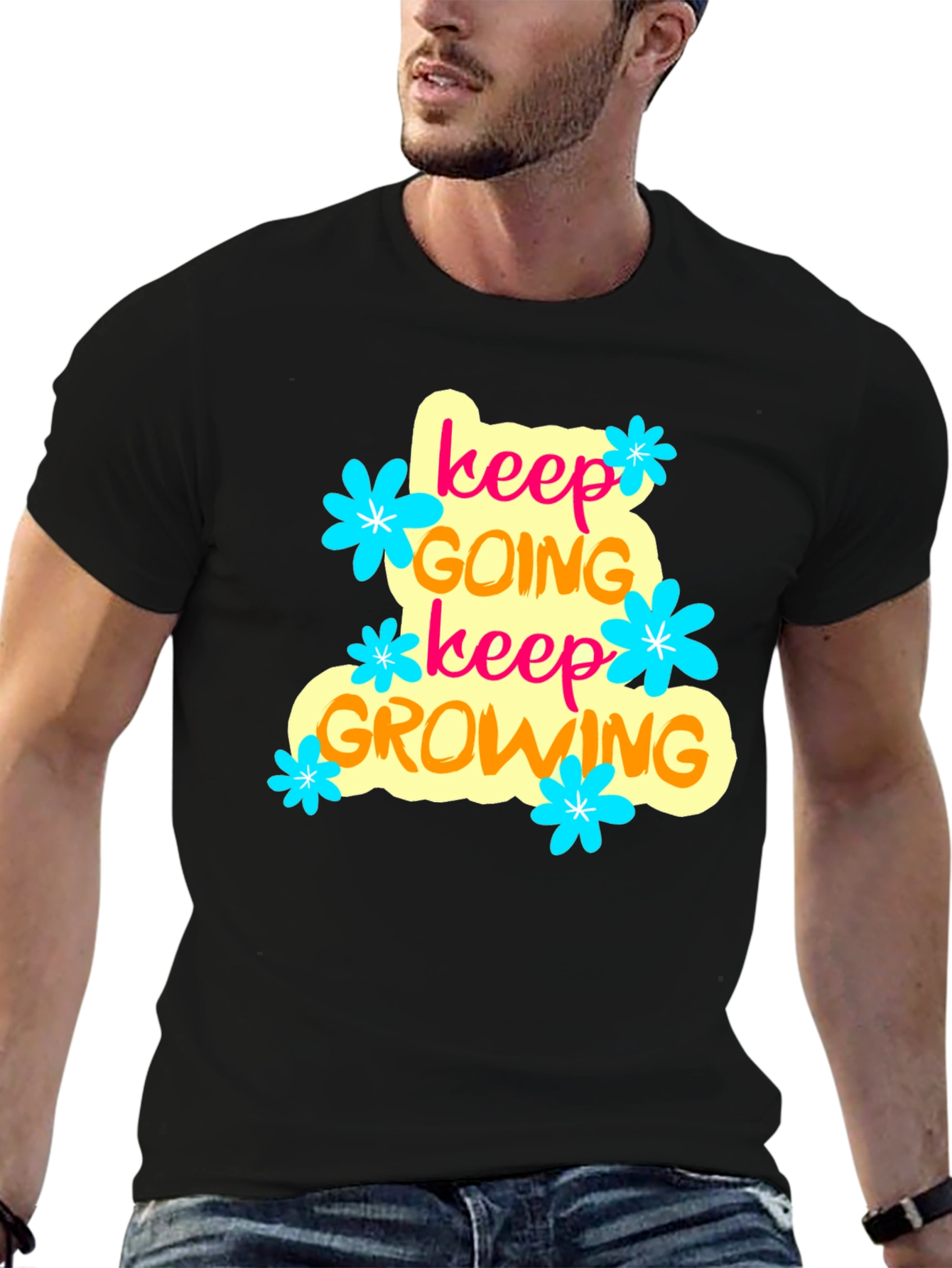 Keep Going Keep Growing Graphic T-Shirt