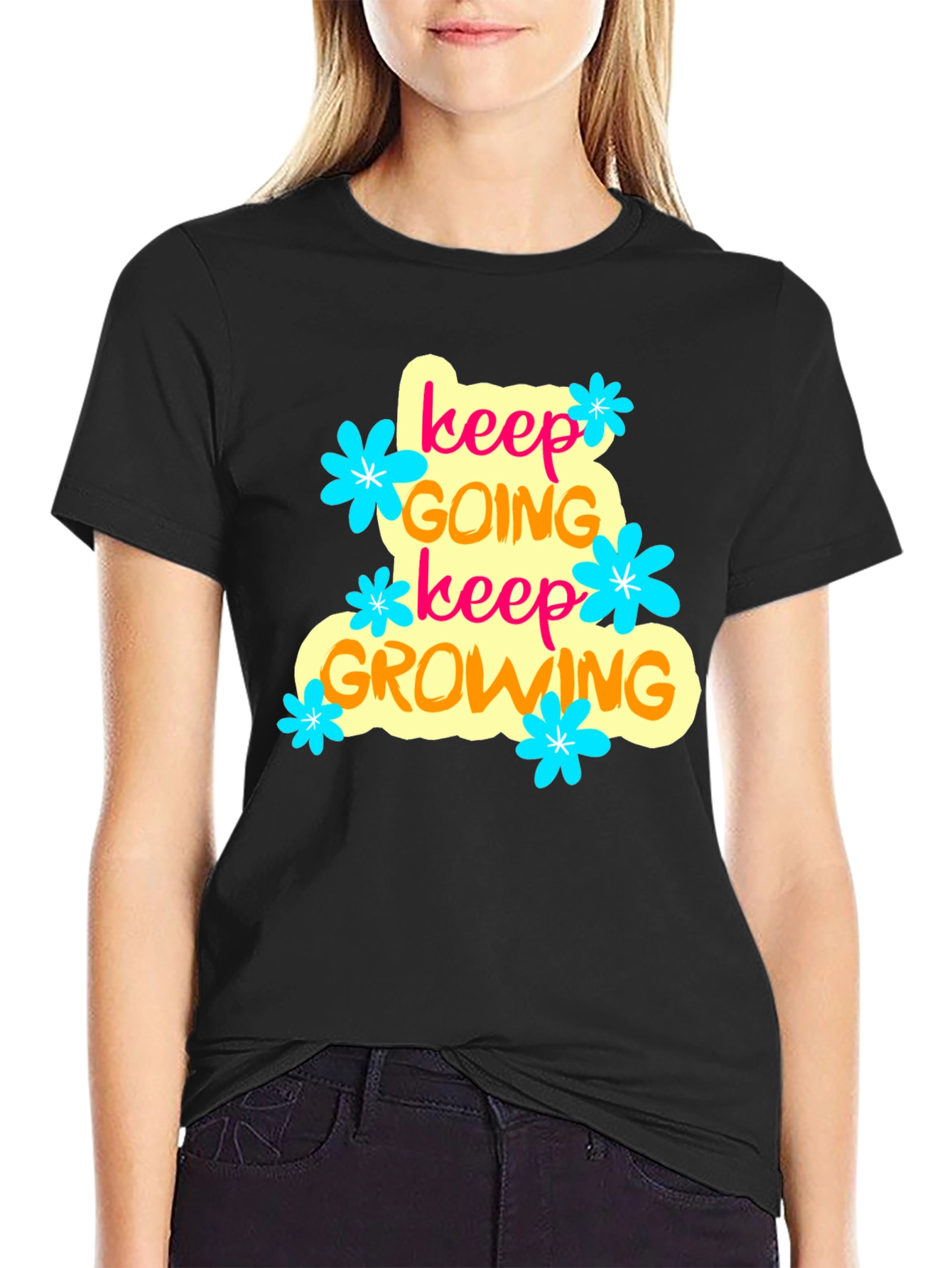 Keep Going Keep Growing Graphic T-Shirt