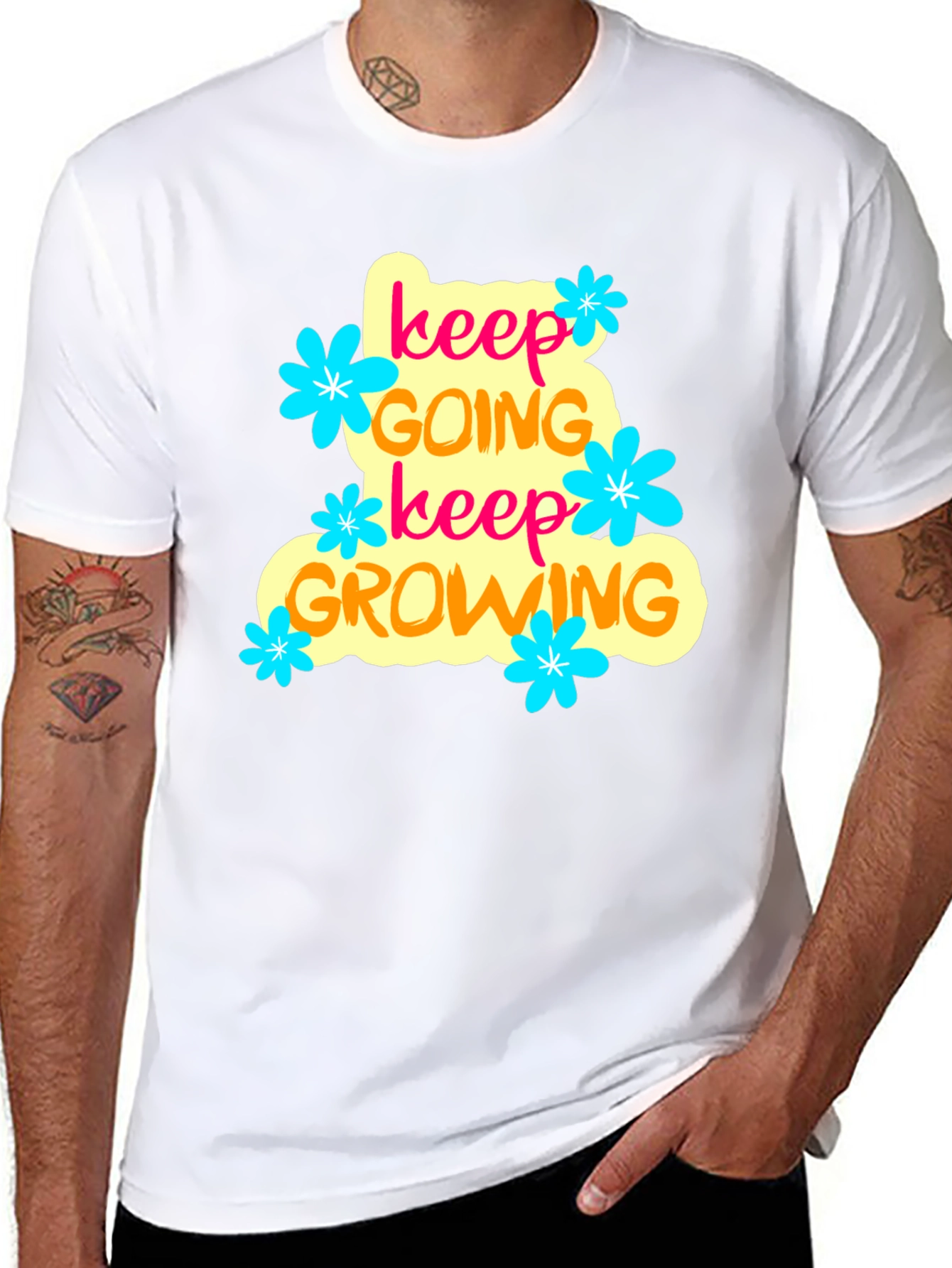 Keep Going Keep Growing Graphic T-Shirt