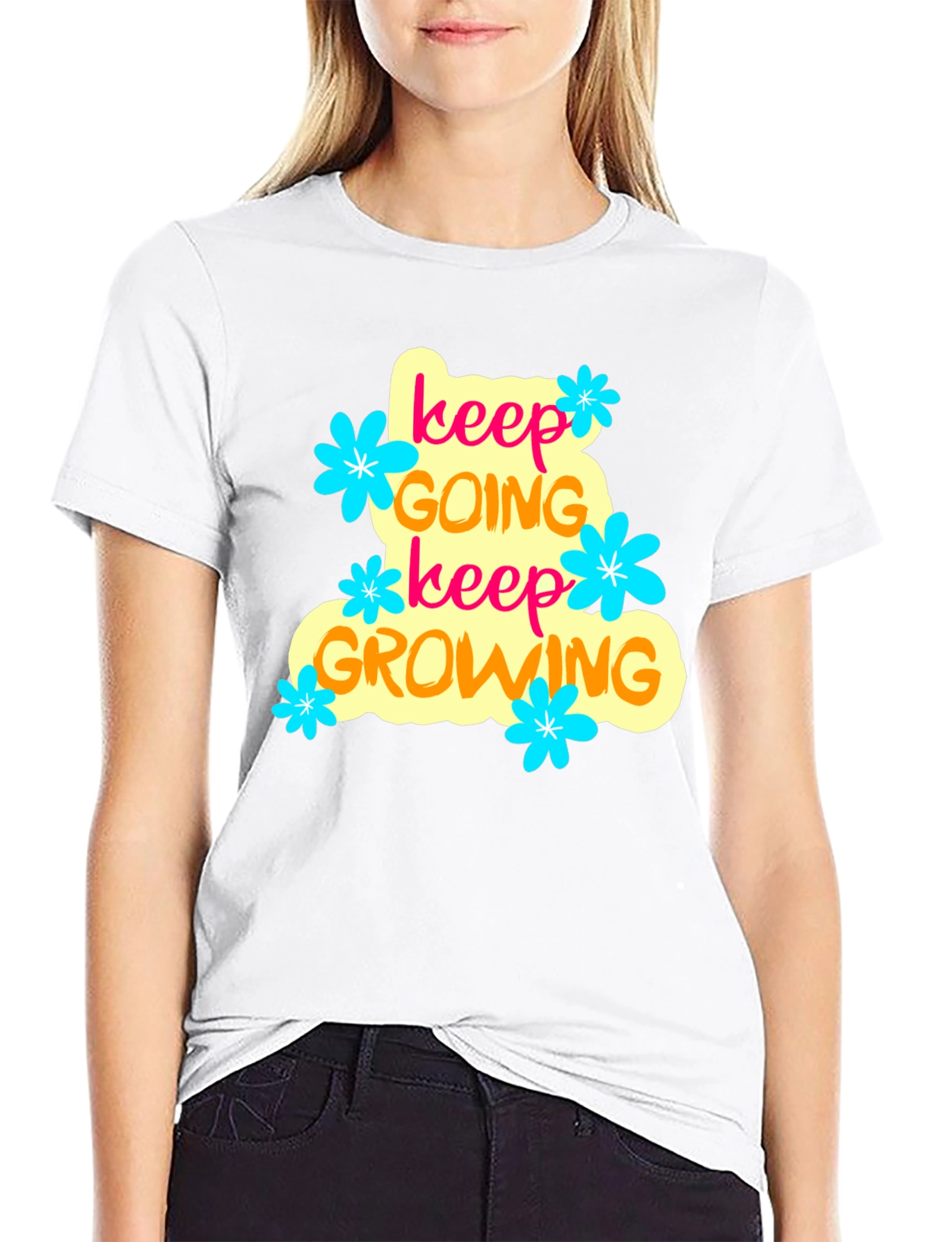 Keep Going Keep Growing Graphic T-Shirt