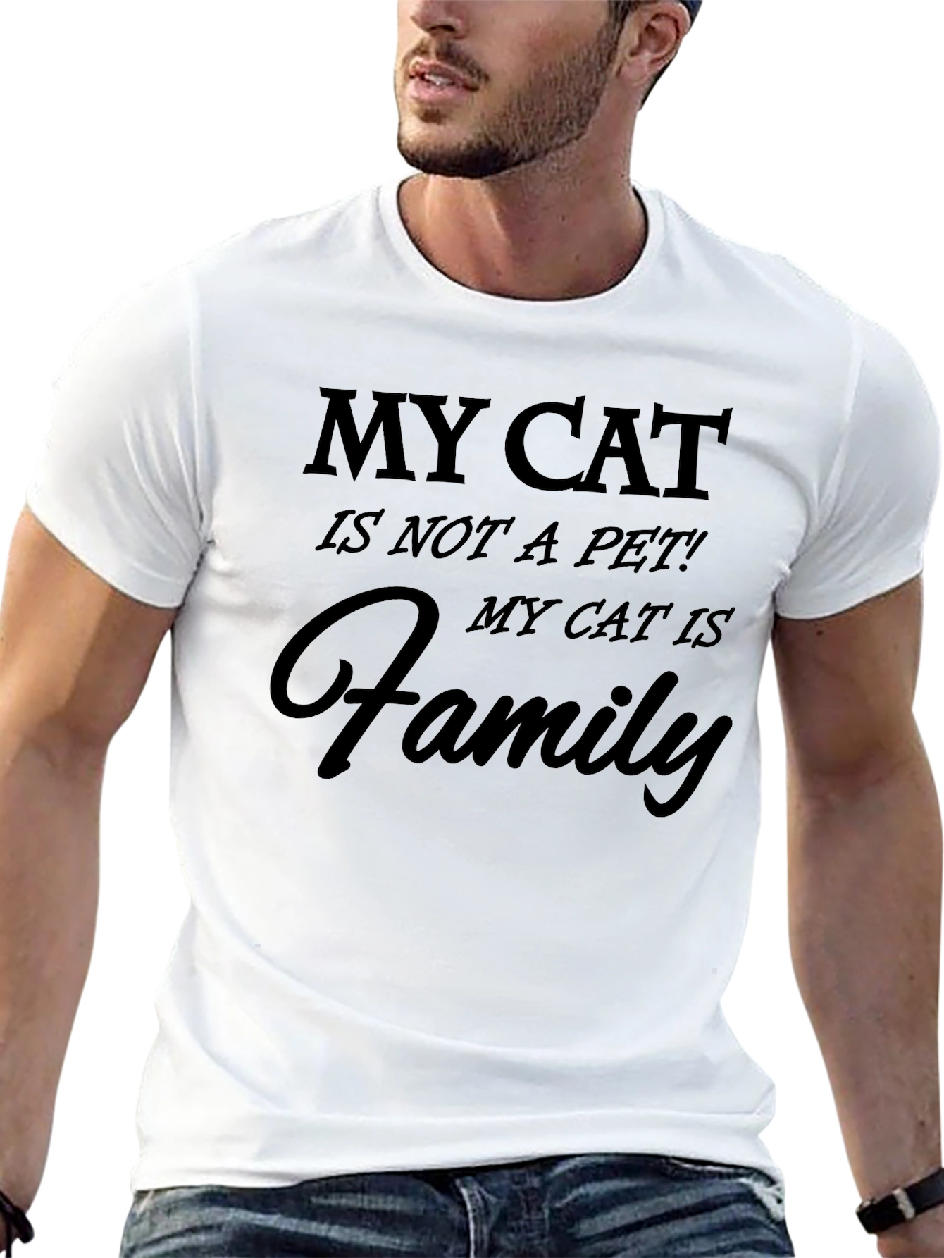 My Cat is Family Graphic Tee