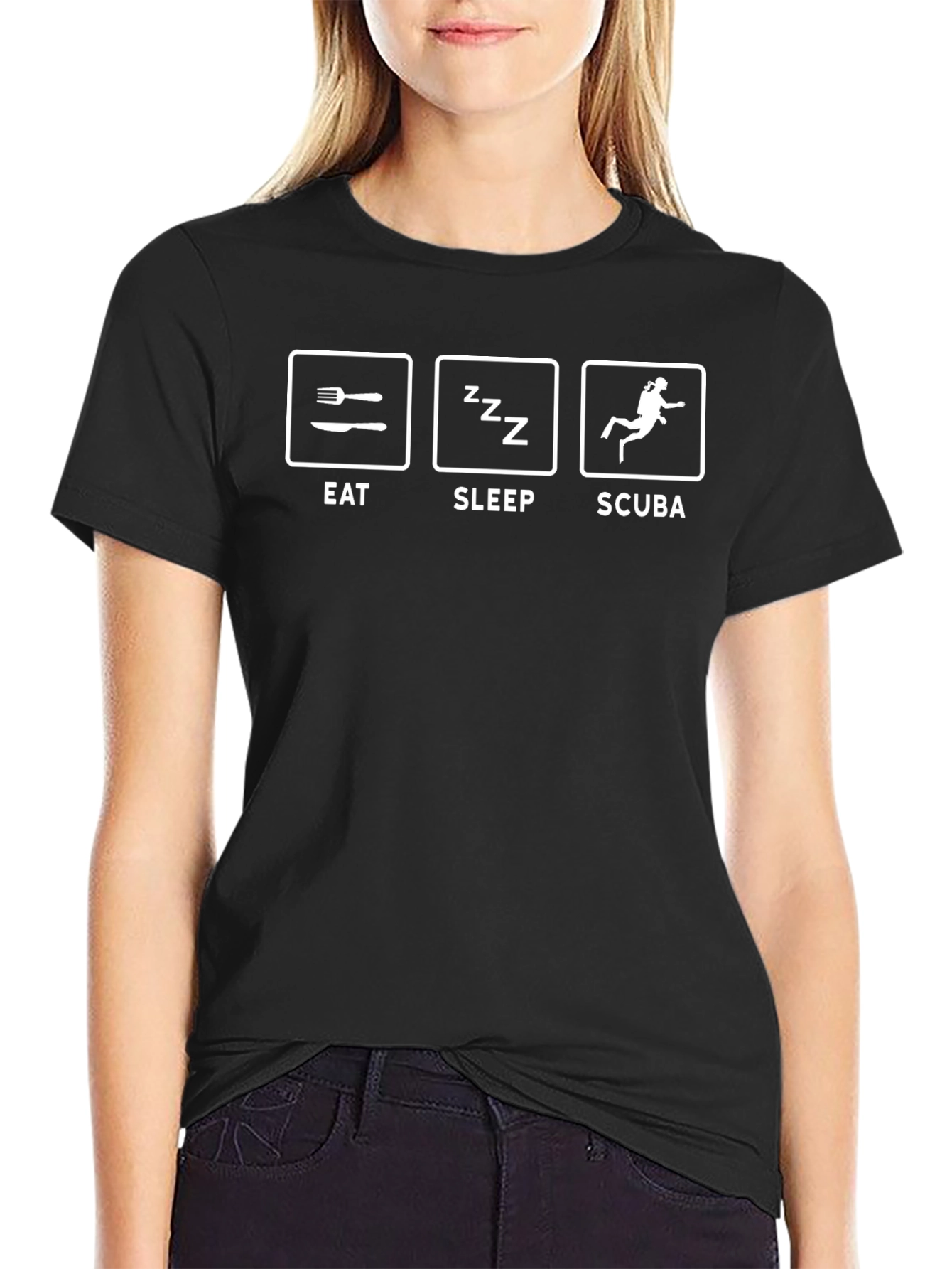Eat Sleep Scuba T-Shirt - Diver Life
