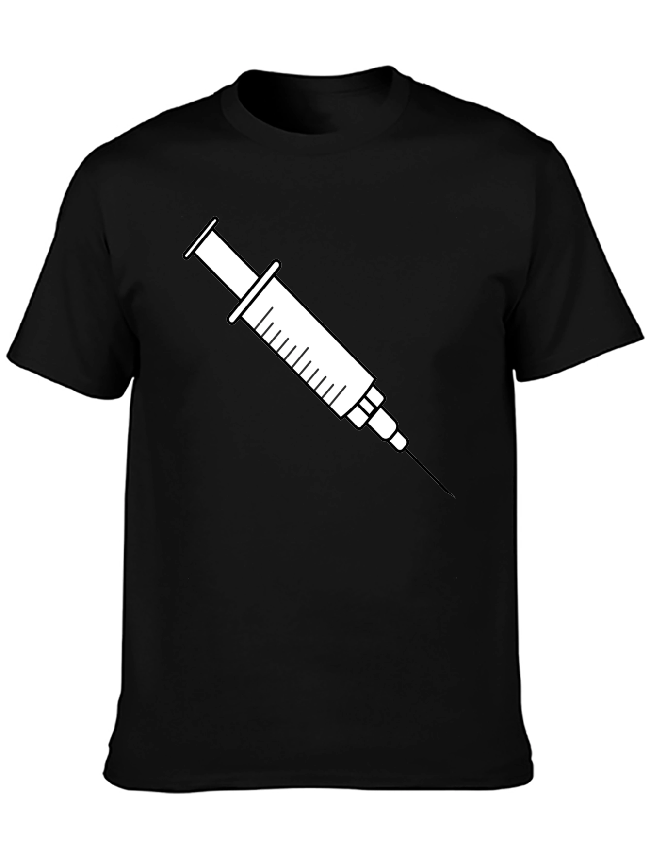 Syringe Graphic Tee - Novelty T-Shirt