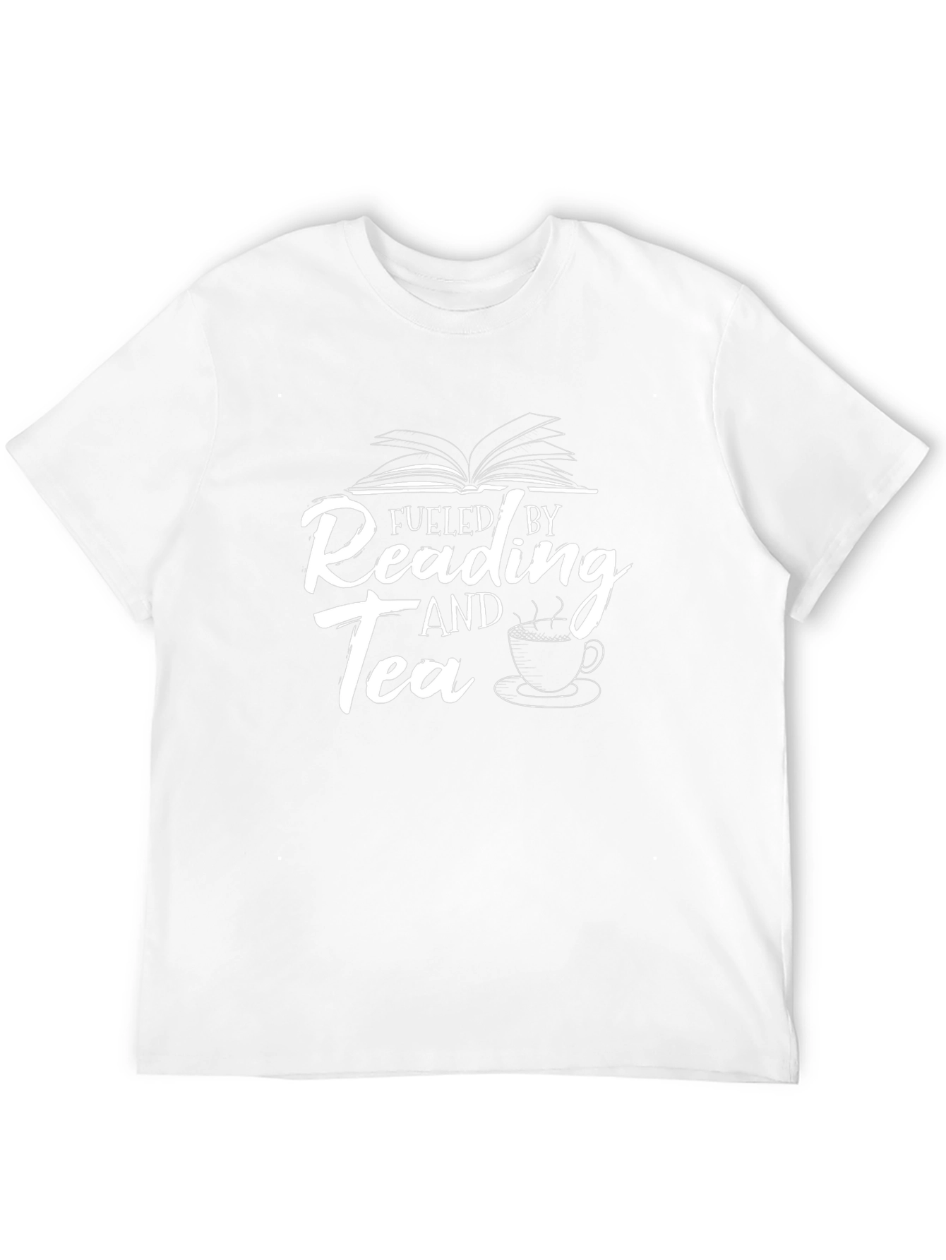 Fueled By Reading and Tea Graphic T-Shirt